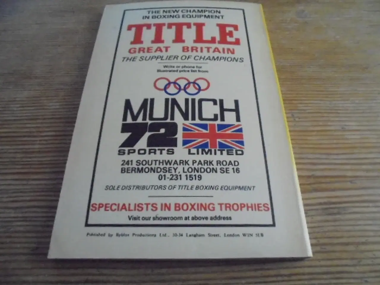 Billede 2 - Boxing News Annual & Record Book 1980 