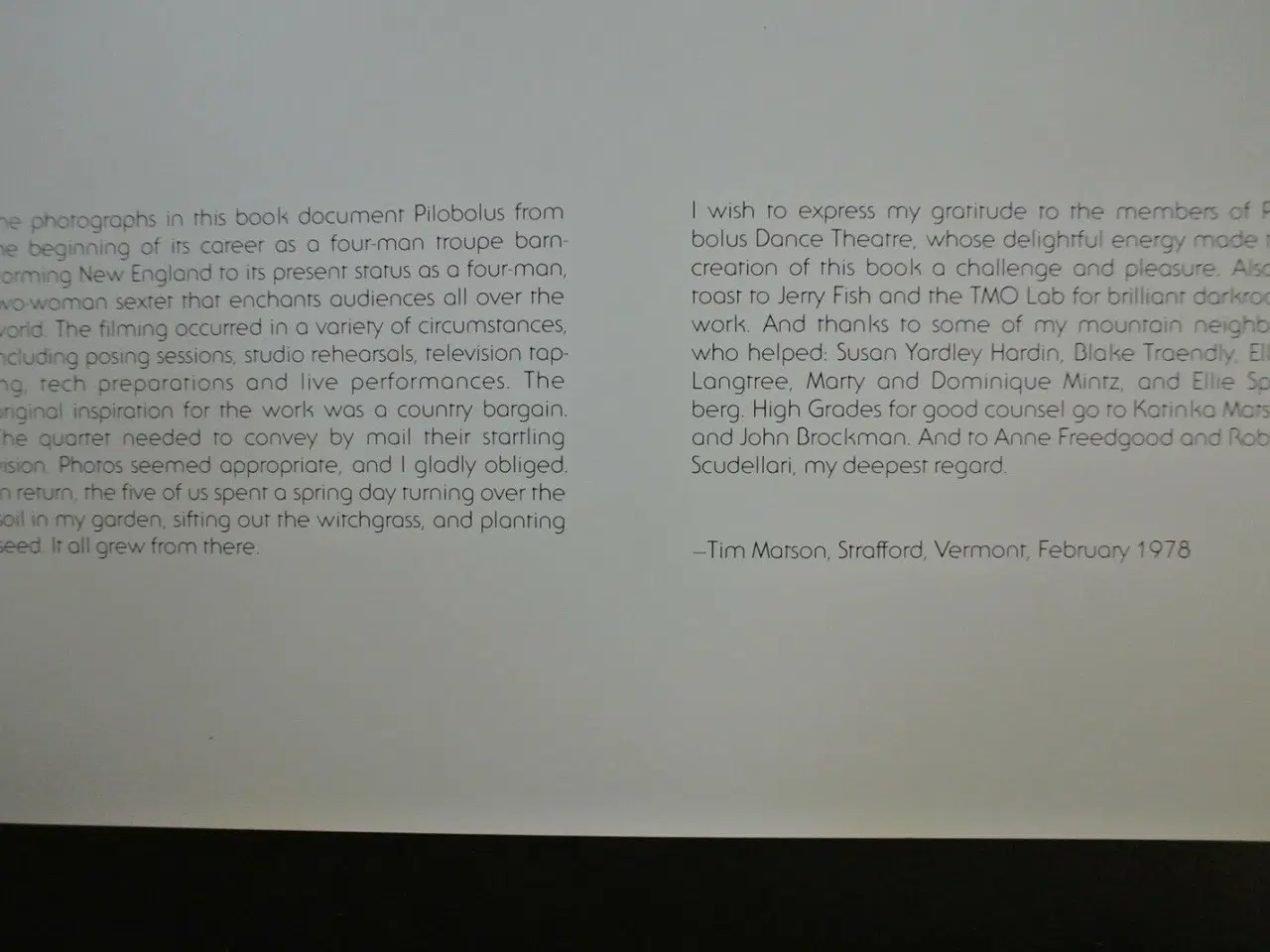 Billede 4 - pilobolus, photographs by tim matson, emne: kunst 