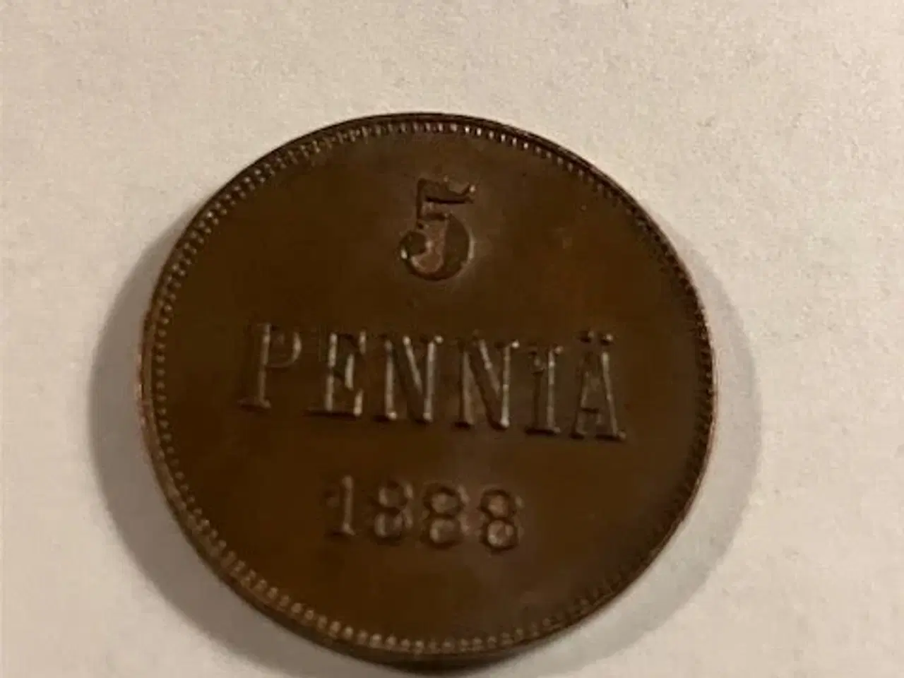 Billede 1 - 5 Pennia 1888 Finland