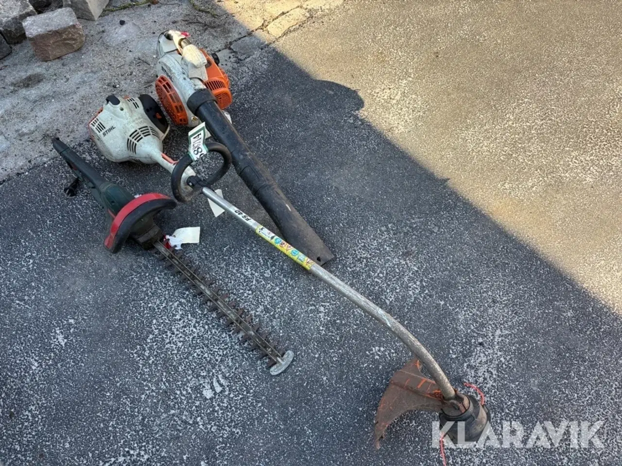 Billede 5 - Løvblæser, hækkeklipper og græstrimmer STIHL,metabo