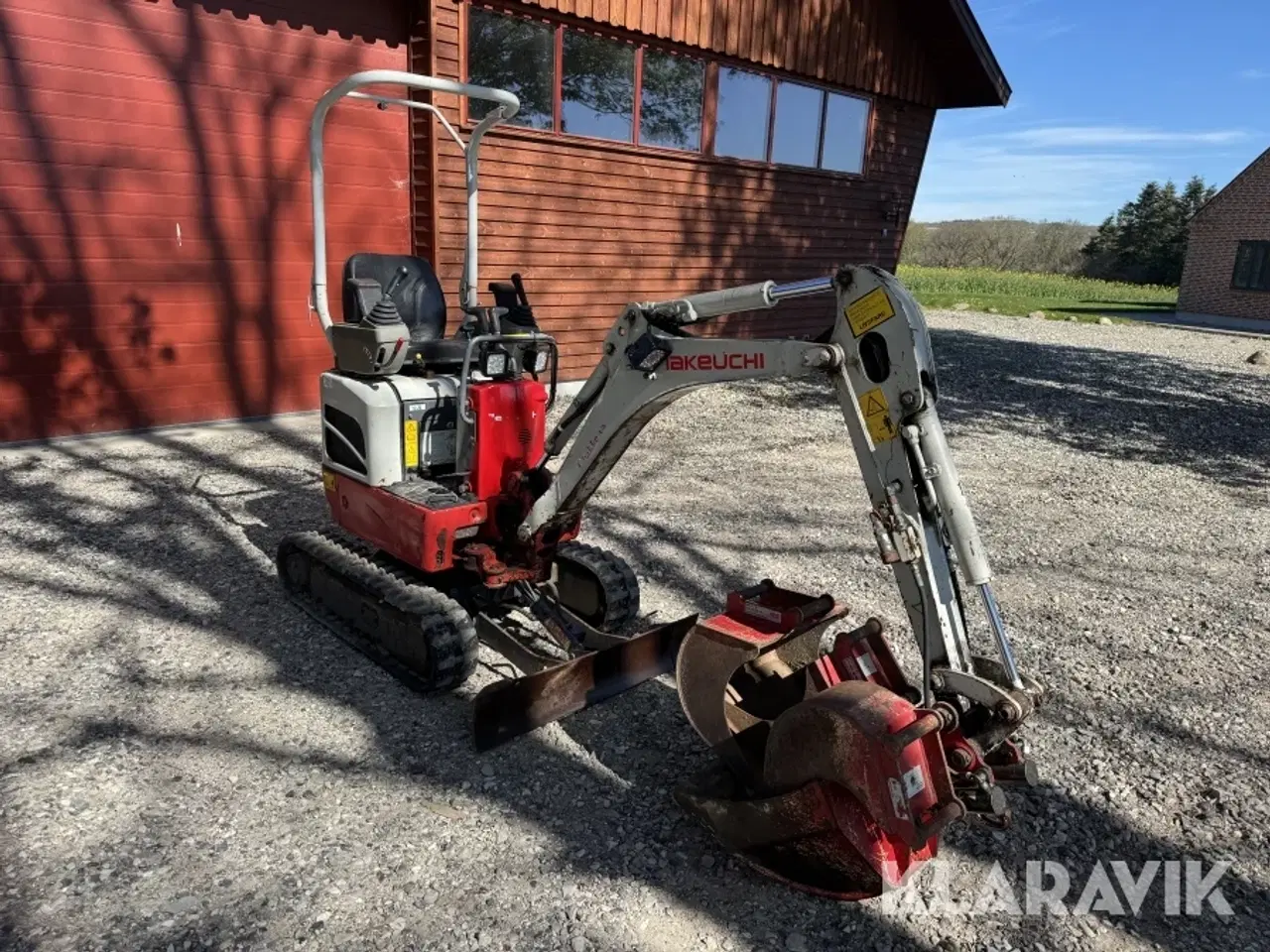 Billede 3 - Gravemaskine Takeuchi TB210 med skovlpakke