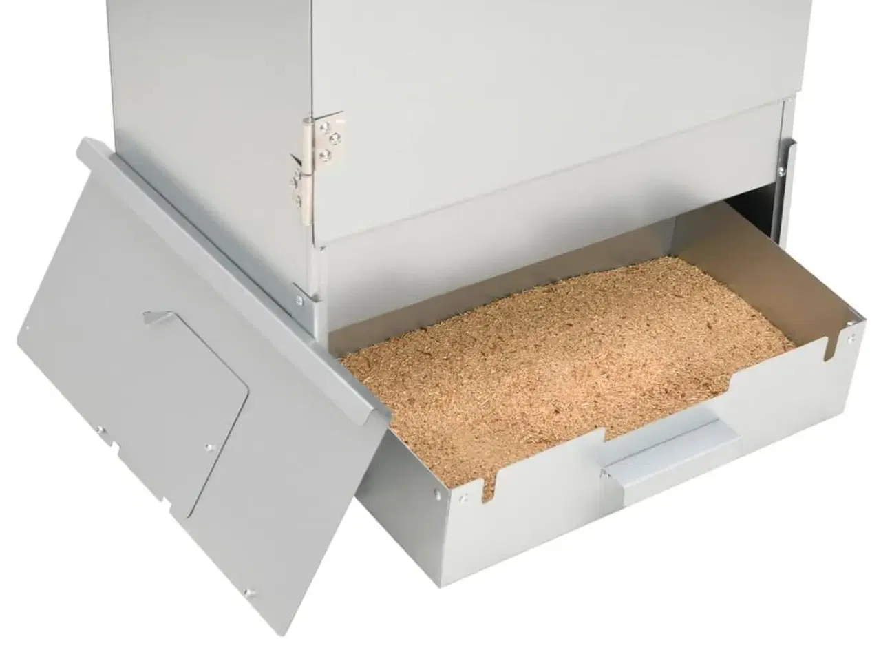 Billede 10 - Rygeovn med røgflis 44,5x29x110 cm galvaniseret stål