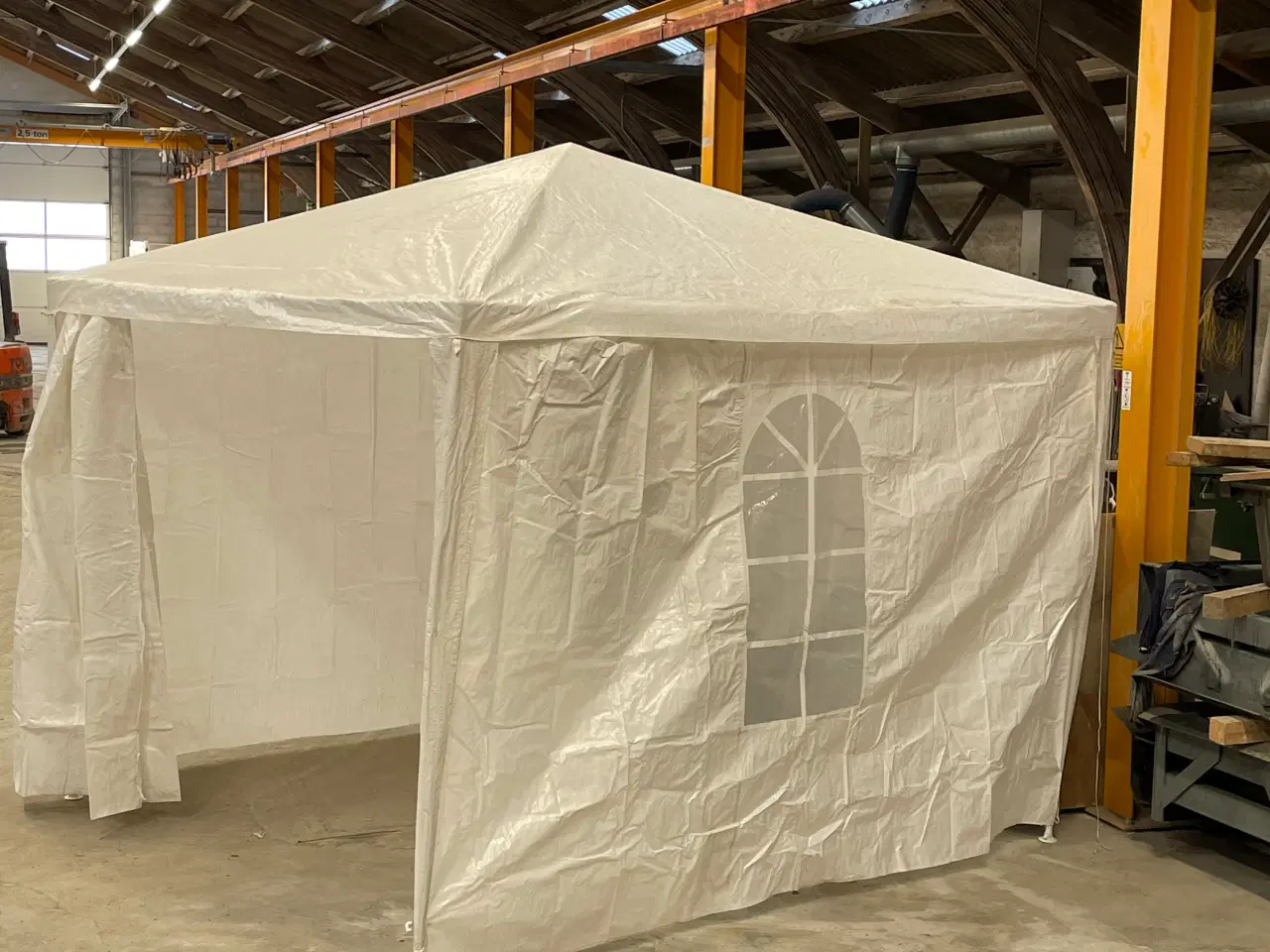 Billede 4 - Pavillon hvid m/ sider 3x3m