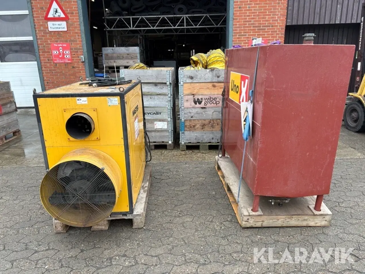 Billede 2 - Varme kanon Master AUR-BUS BV 740 FS - til diesel inklusiv tank