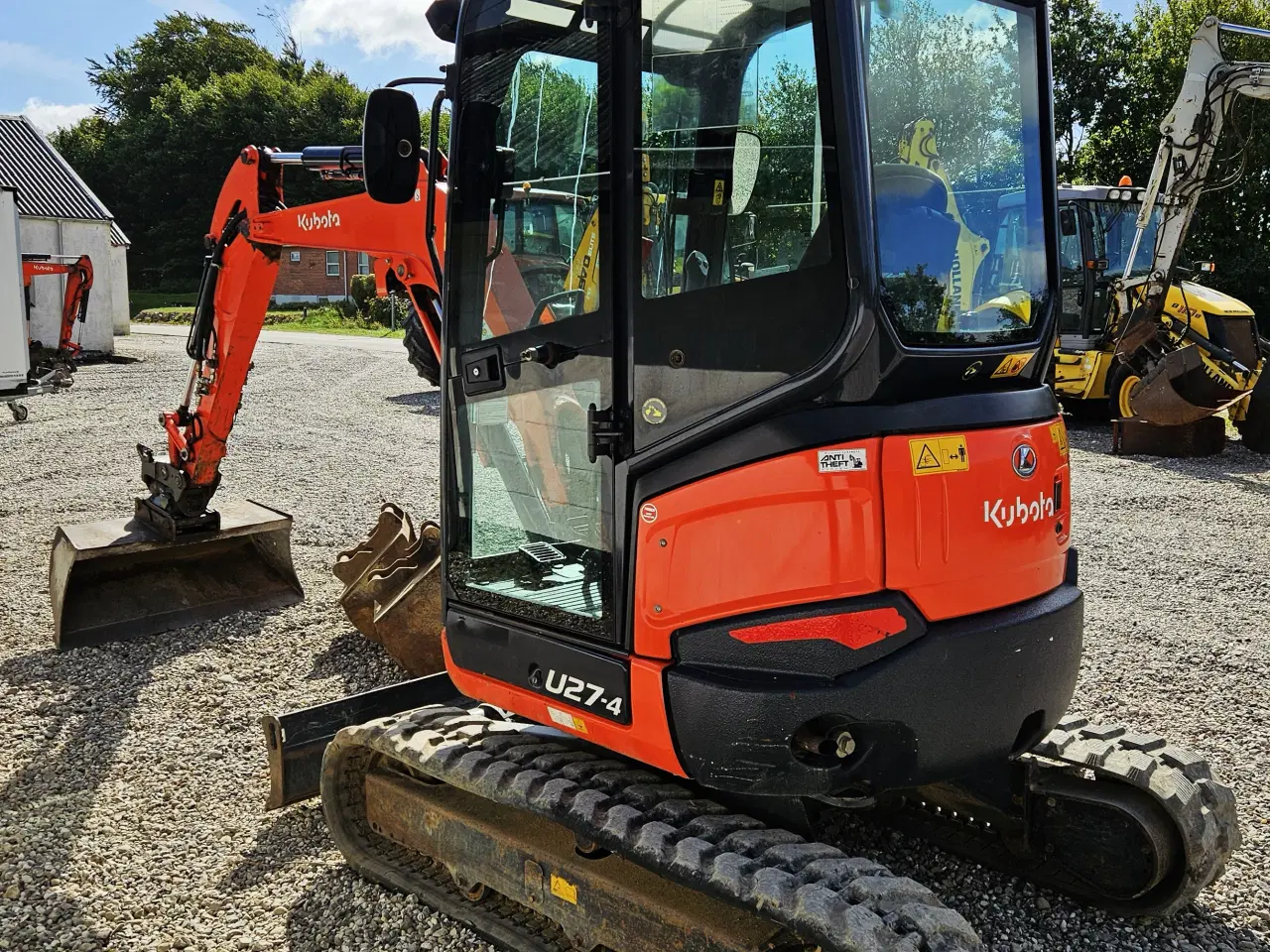 Billede 6 - Kubota U27-4 / powertilt / skovlsæt / 3800 timer
