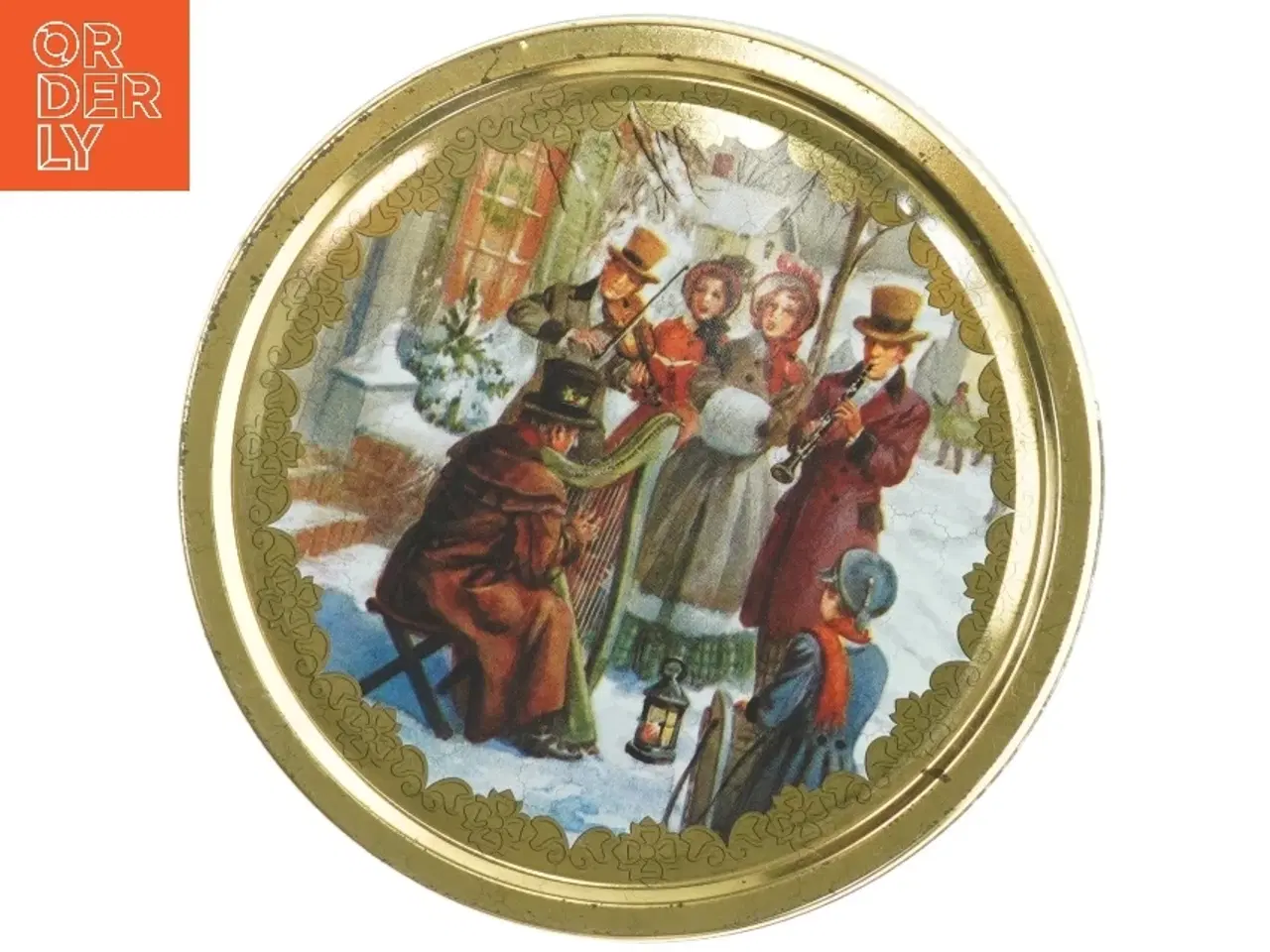 Billede 5 - Julekagedåse (str. Ø 19 cm)