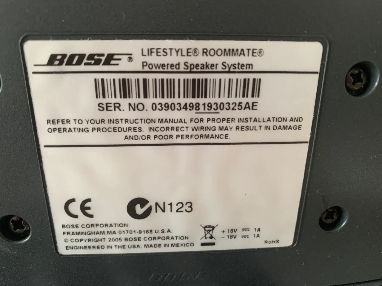 Billede 6 - BOSE med ROOMMATE