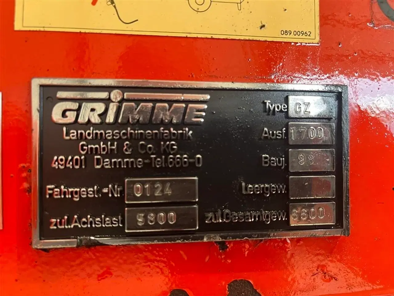 Billede 17 - Grimme GZ 1700 Frilægger