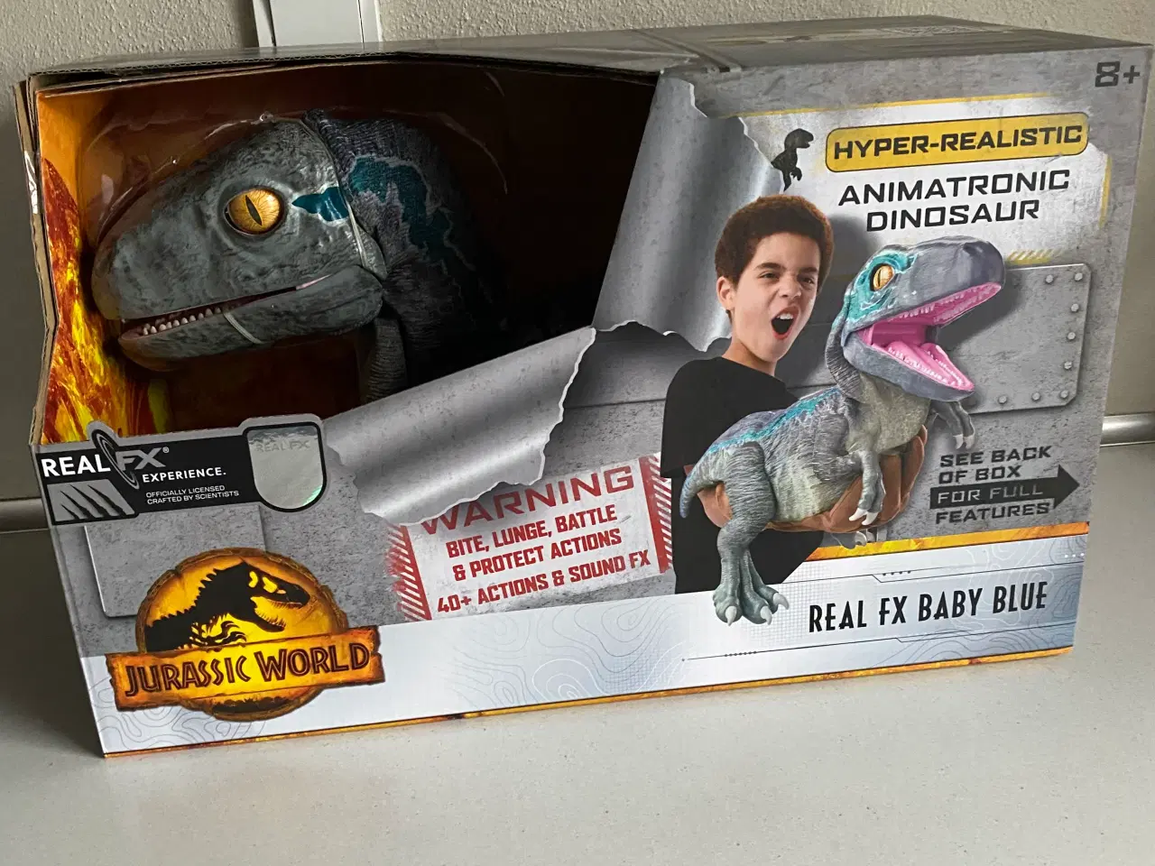 Billede 4 - Jurassic world real baby- blue