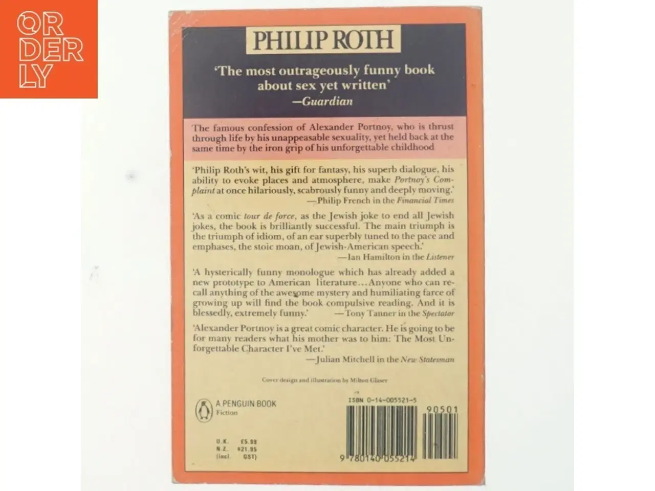 Billede 3 - Portnoy&#39;s complaint af Philip Roth (Bog)