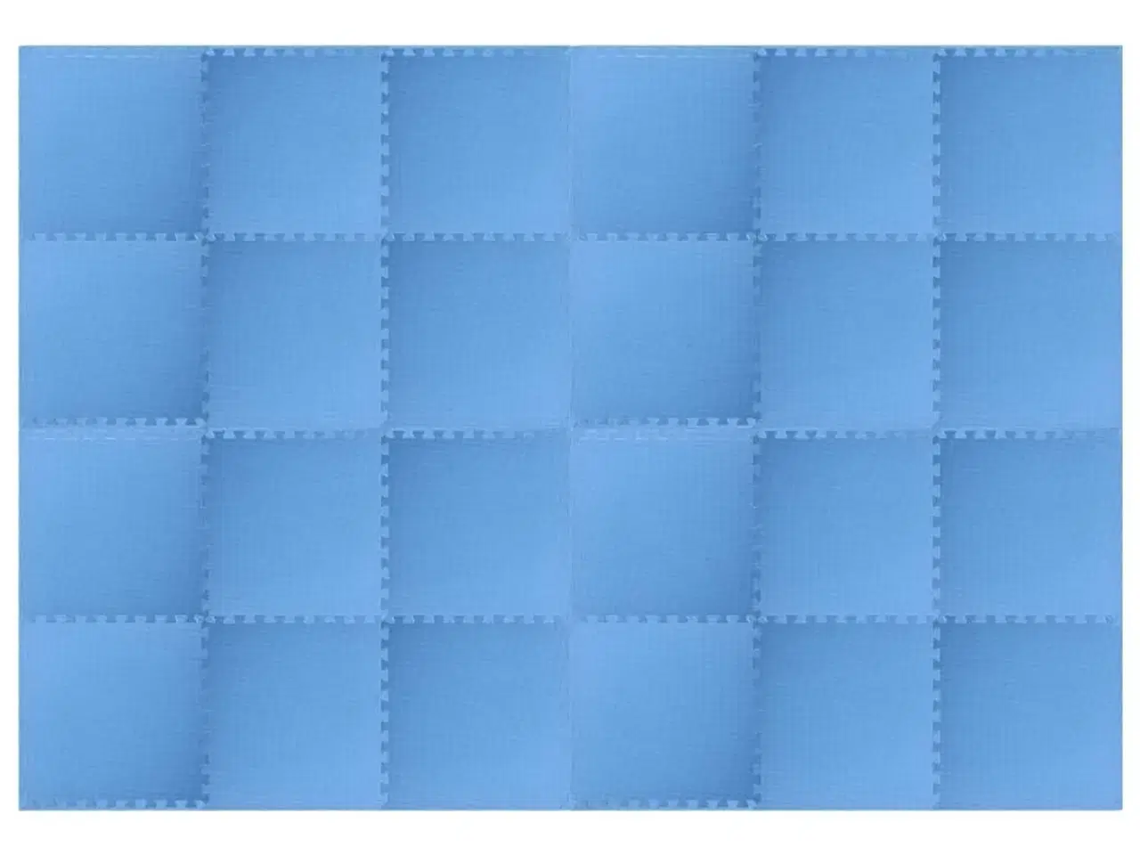 Billede 2 - Gulvmåtter 24 stk. 8,64 ㎡ EVA-skum blå