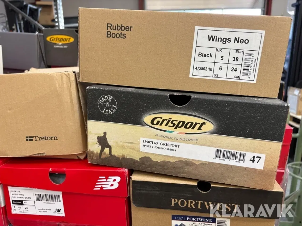 Billede 5 - Arbejdssko - assoteret type - 115 styks i alt