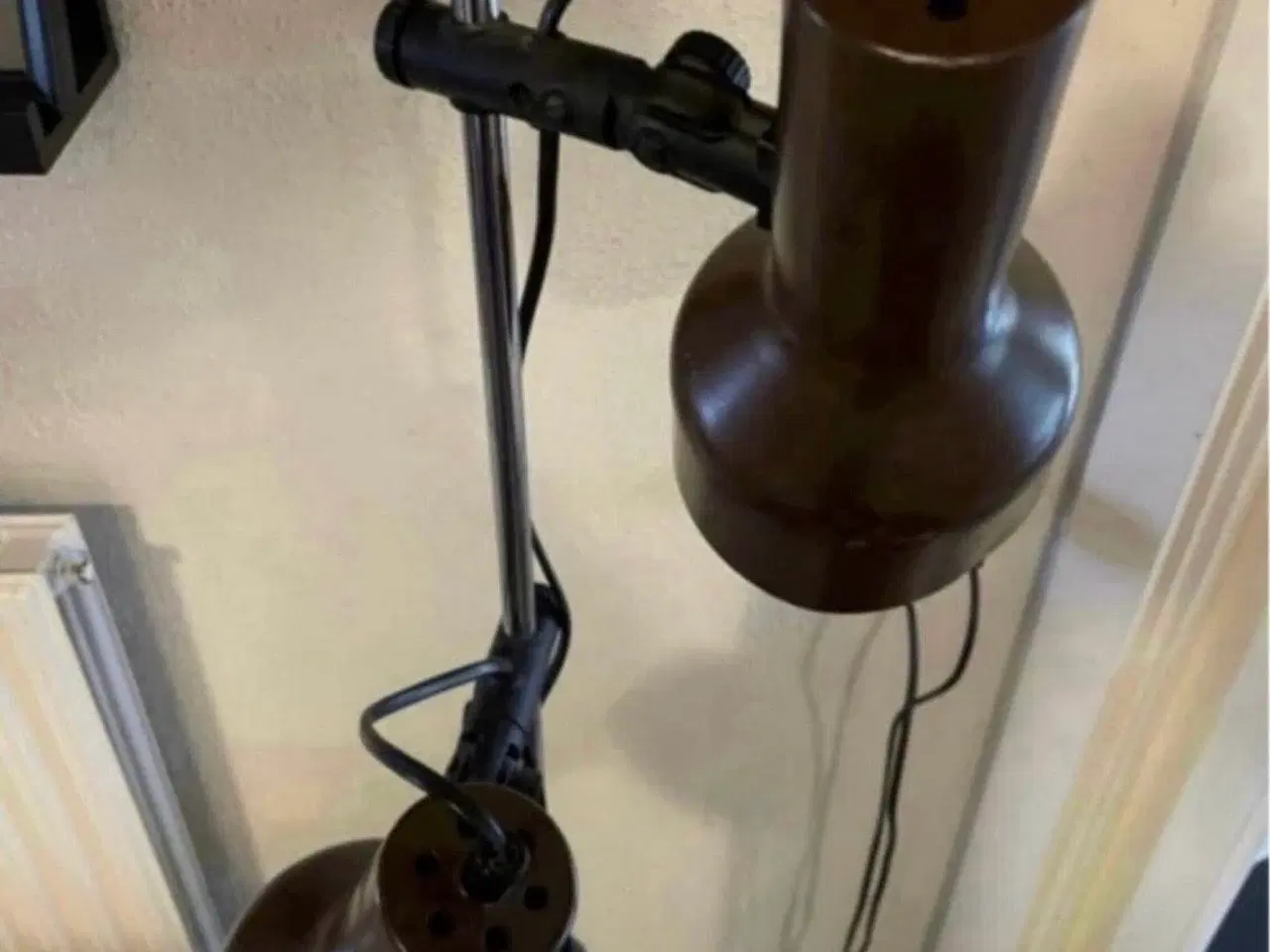 Billede 5 - Brun retro standerlampe