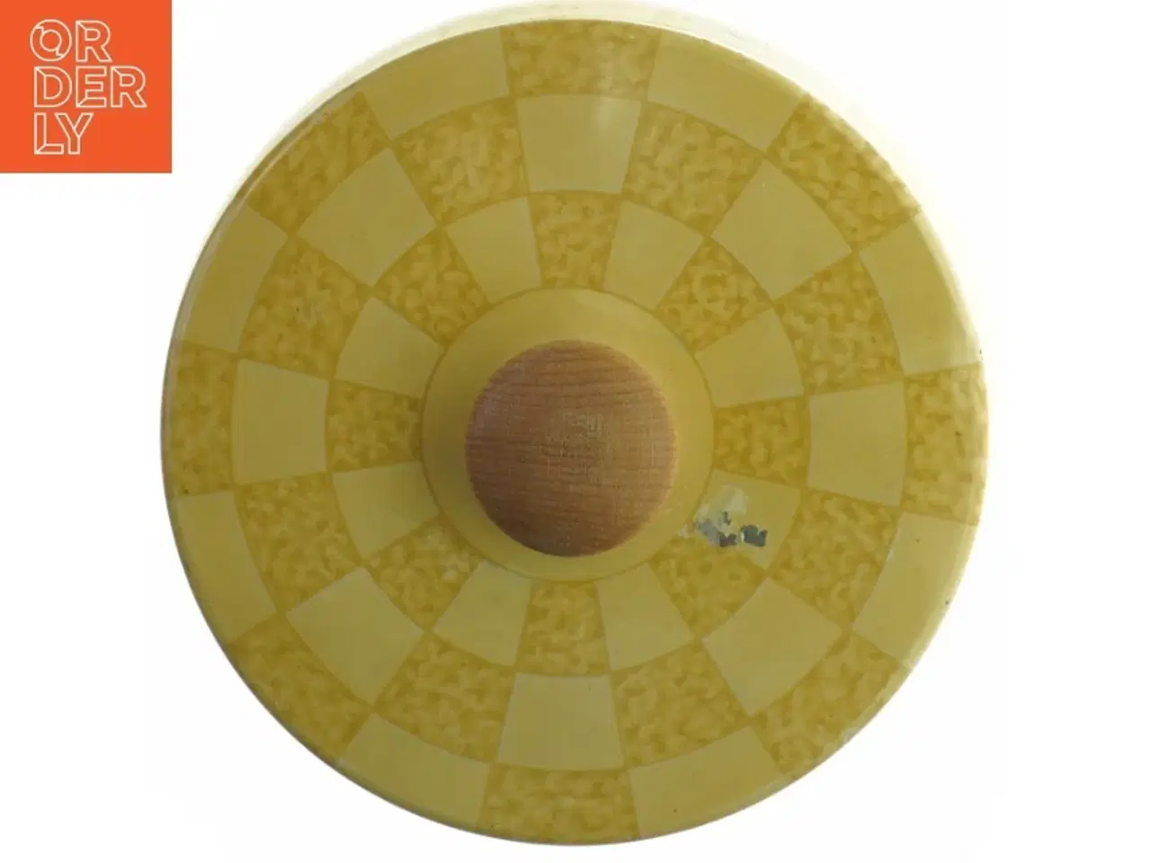Billede 2 - Britisk Windsor emaljeret Baret Ware dåse med blomstermotiv (str. Ø 16 cm h 22 cm)