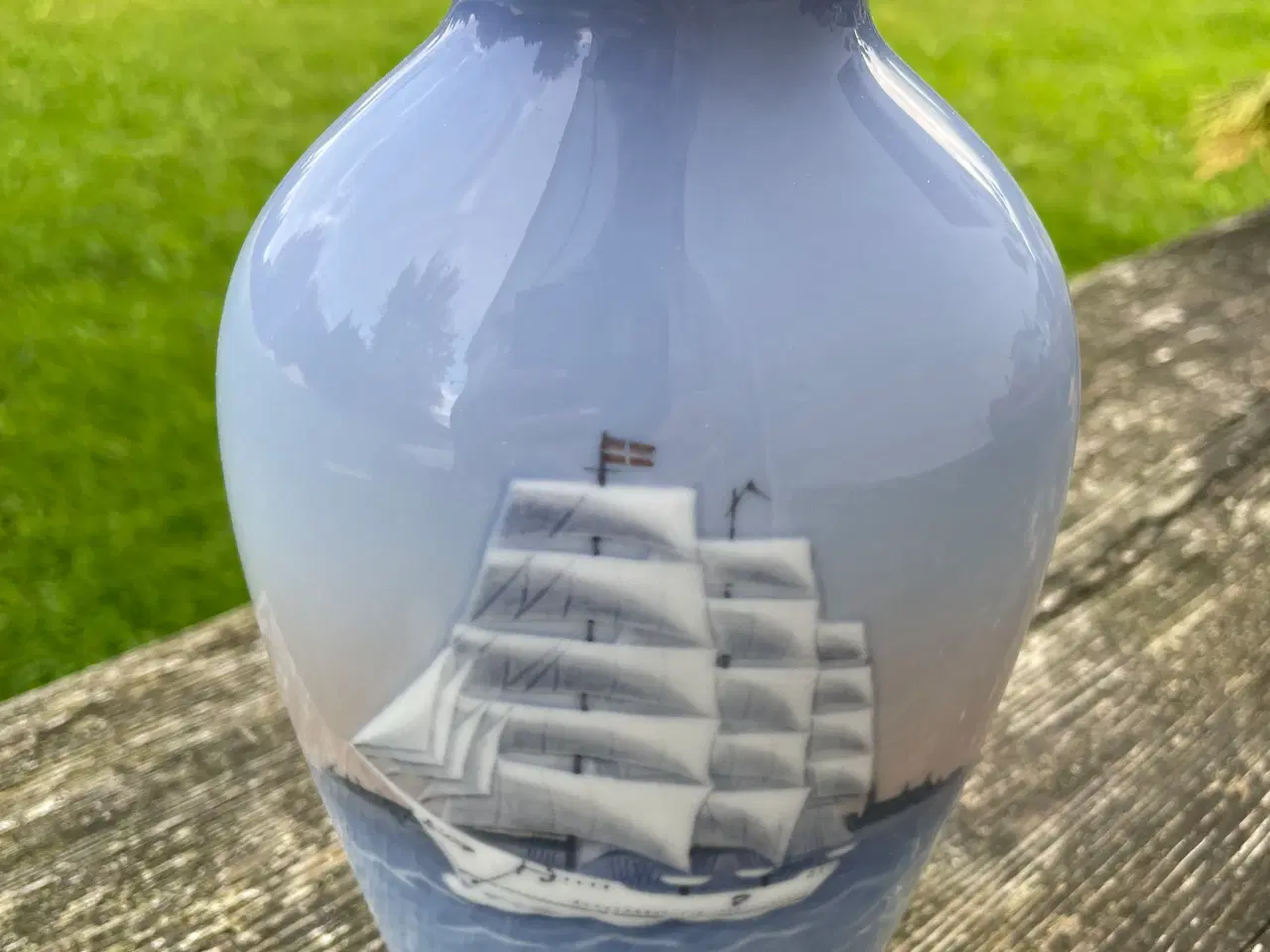 Billede 3 - Smørskål med låg sølvbelagt