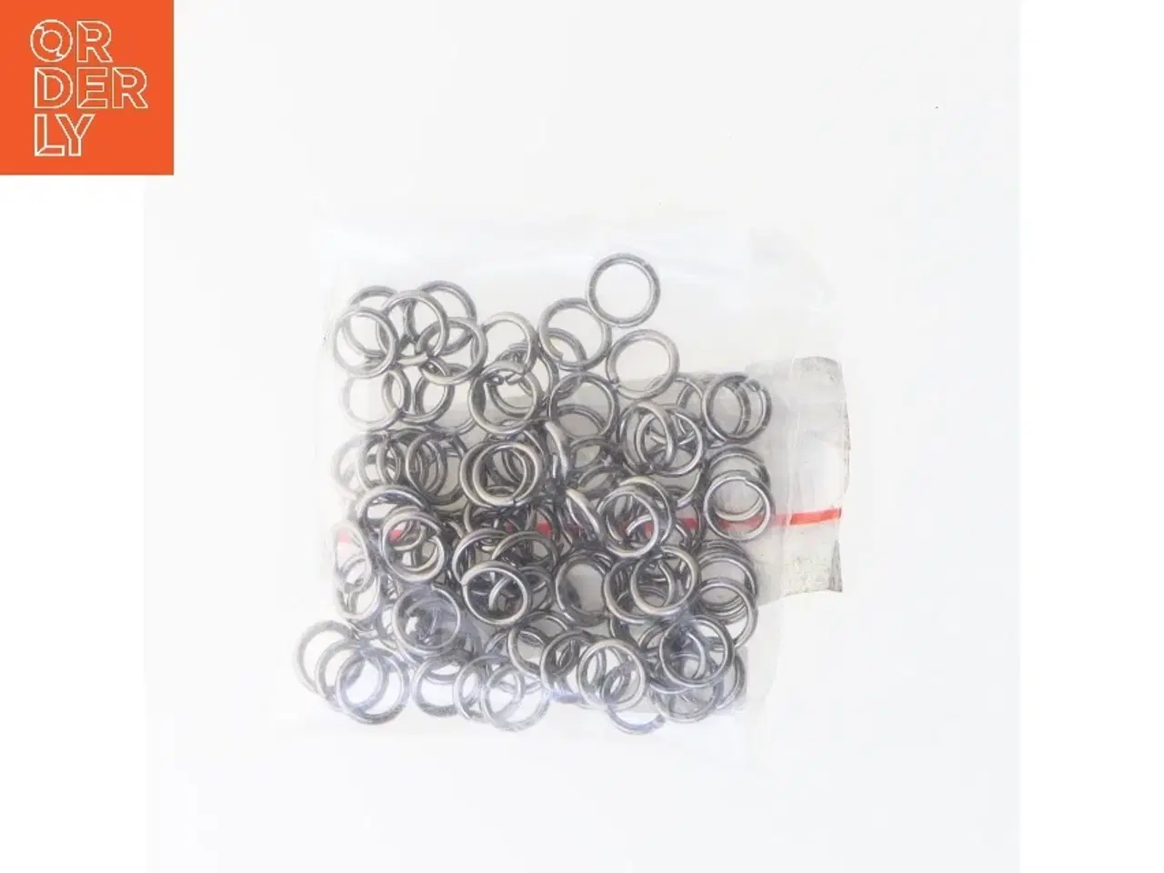 Billede 2 - Smykkedele ringe i metal (str. Ø 1 cm)