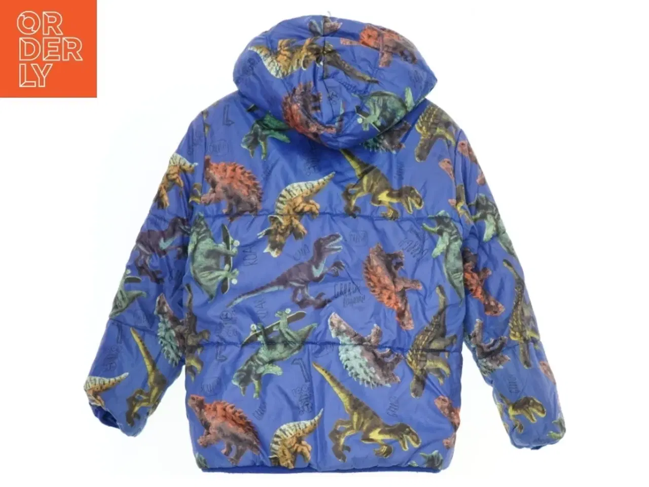 Billede 2 - Blå jakke med dinosaurprint fra Esprit (str. 116)