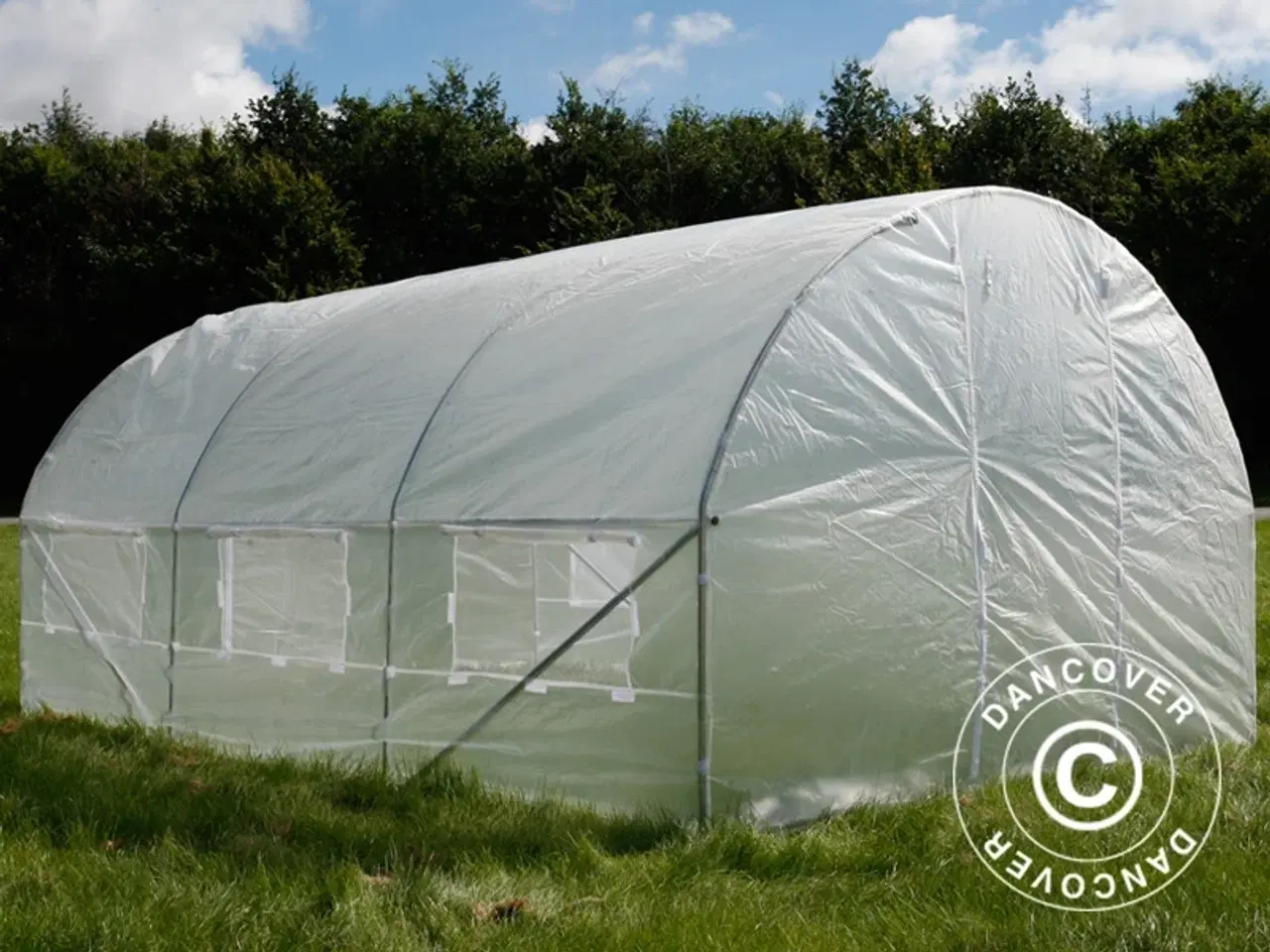 Billede 3 - Polytunnel Drivhus 4x4x2m, 16m², Transparent