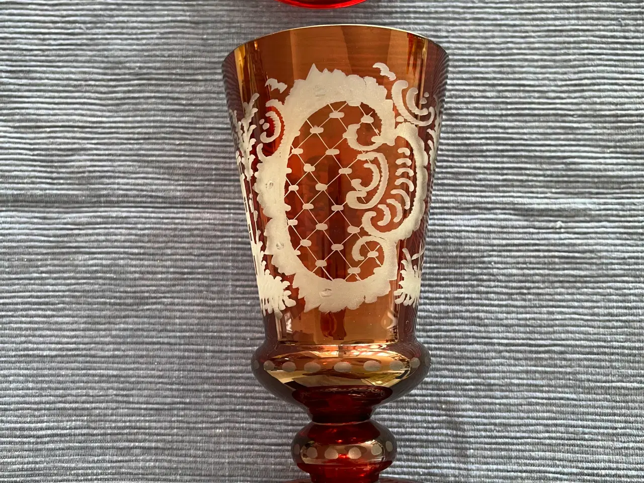 Billede 3 - Pokal af Bøhmisk krystal glas
