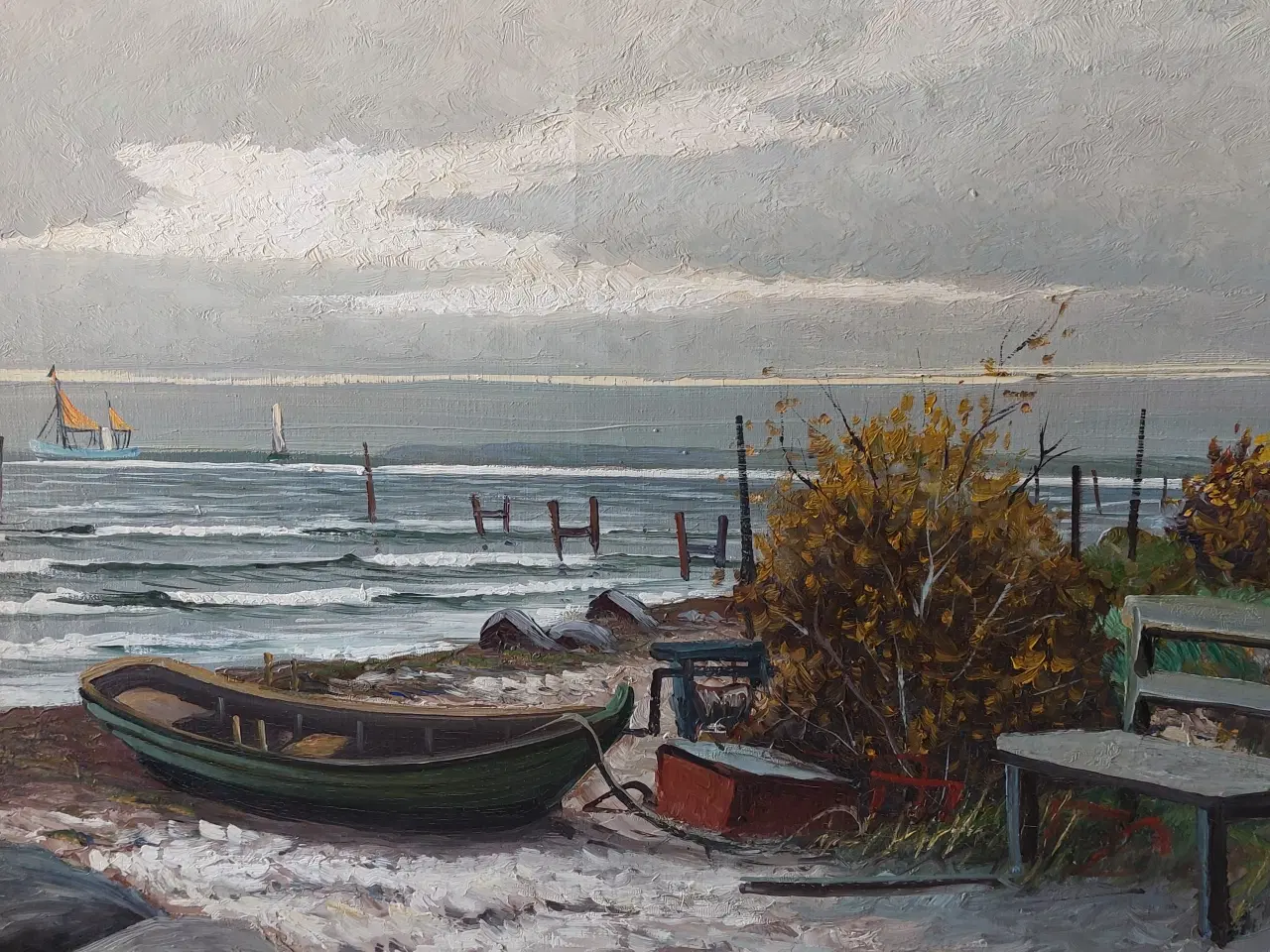 Billede 2 - ERIK YTTING ( 1921-2000) oliemaleri