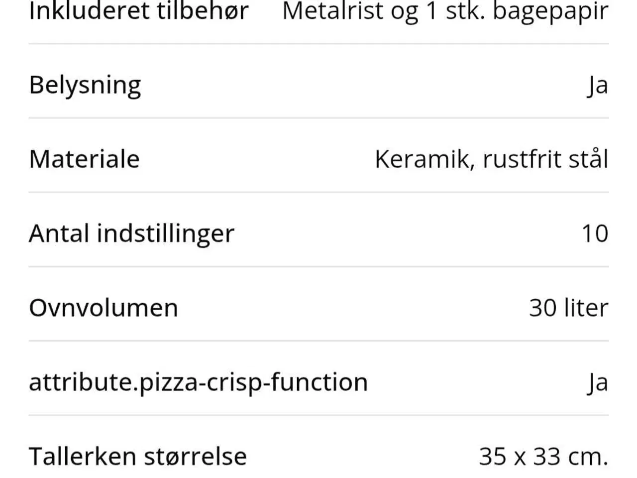 Billede 6 - Kombiovn med varmluftovn, mikroovn og grill