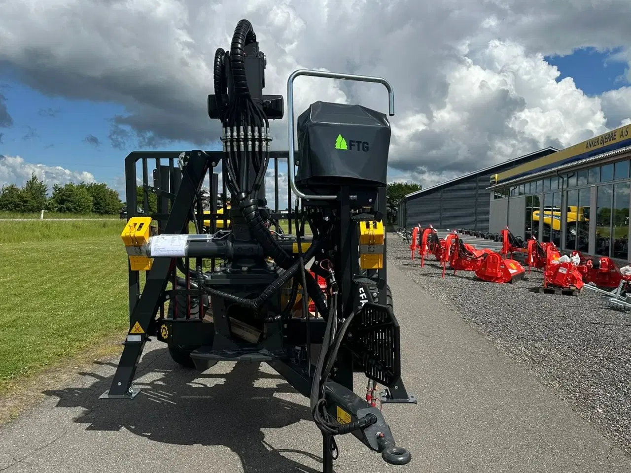 Billede 10 - FTG-Källefall FB100 / FB73T FB 100 Skovvogn med 7,3 m kran