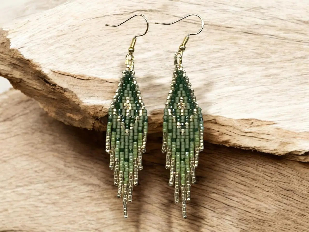 Billede 2 - Grønlandske perle øreringe