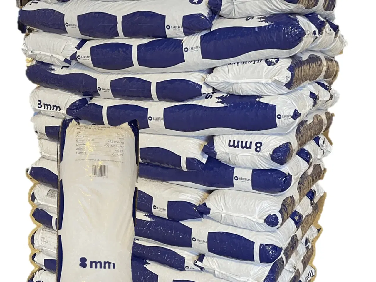 Billede 1 - Træpiller 8 mm