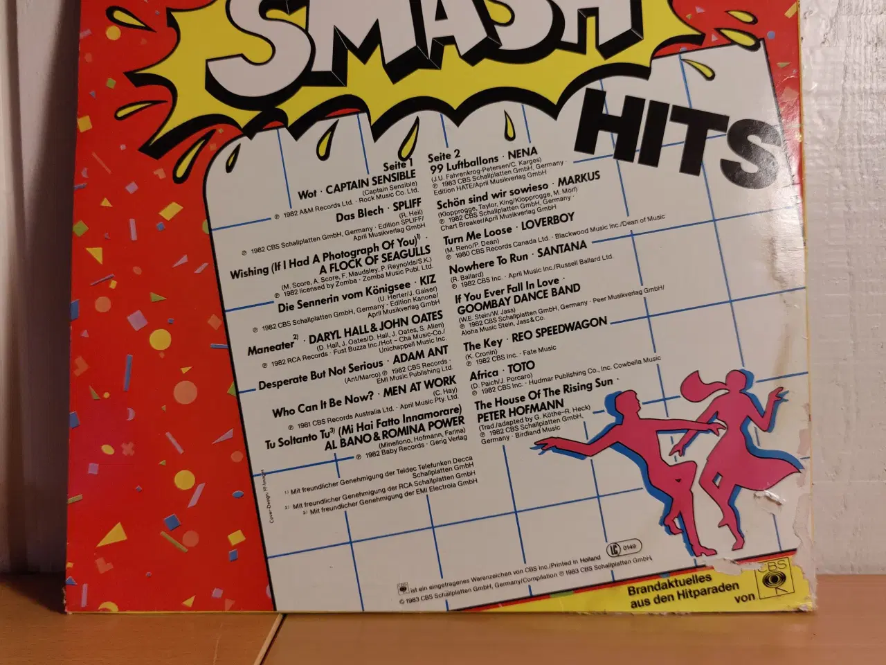 Billede 2 - Smash Hits 1983 LP