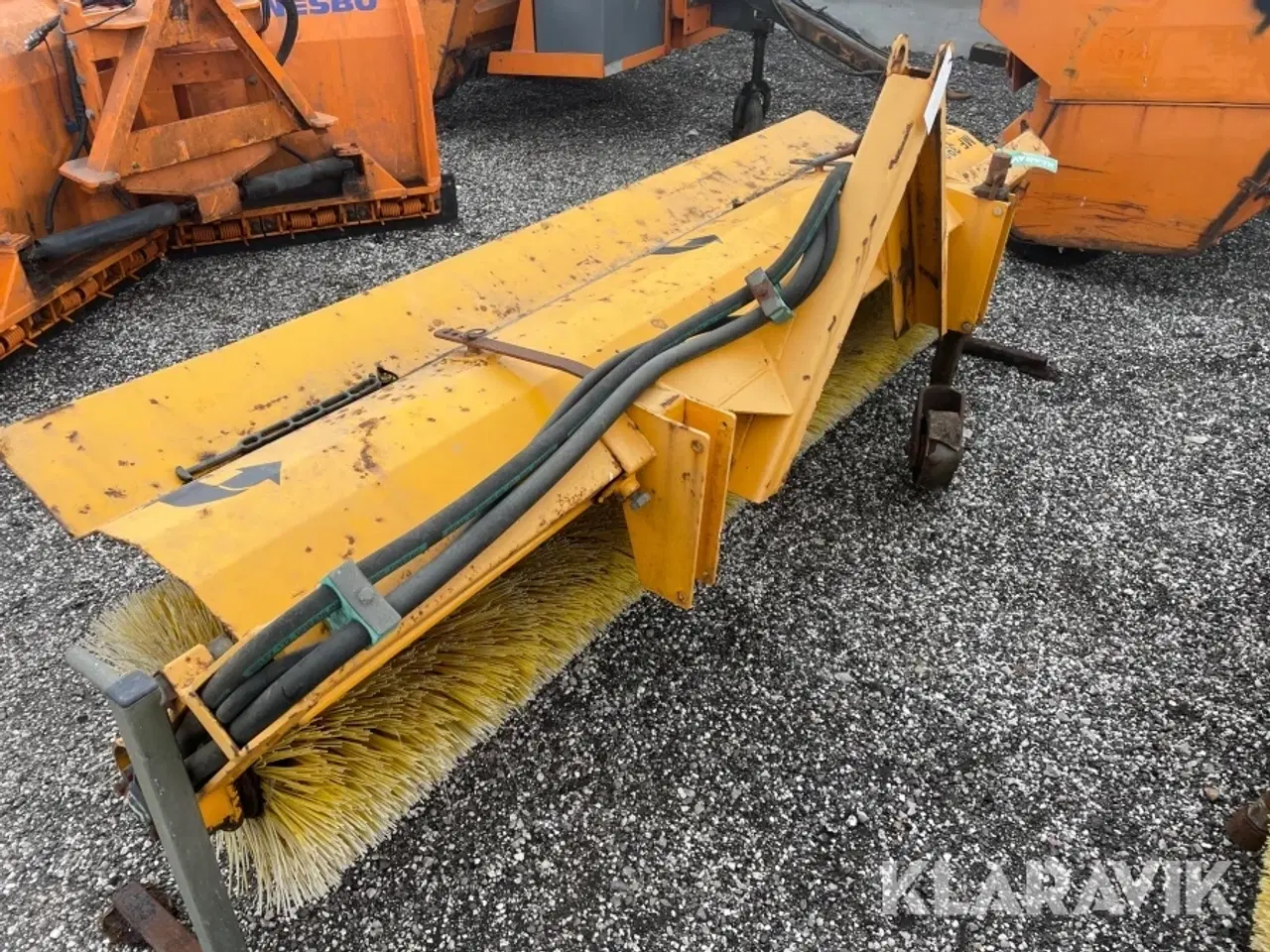 Billede 9 - FM Maskiner MF 390 T hydraulisk kost til traktor FM