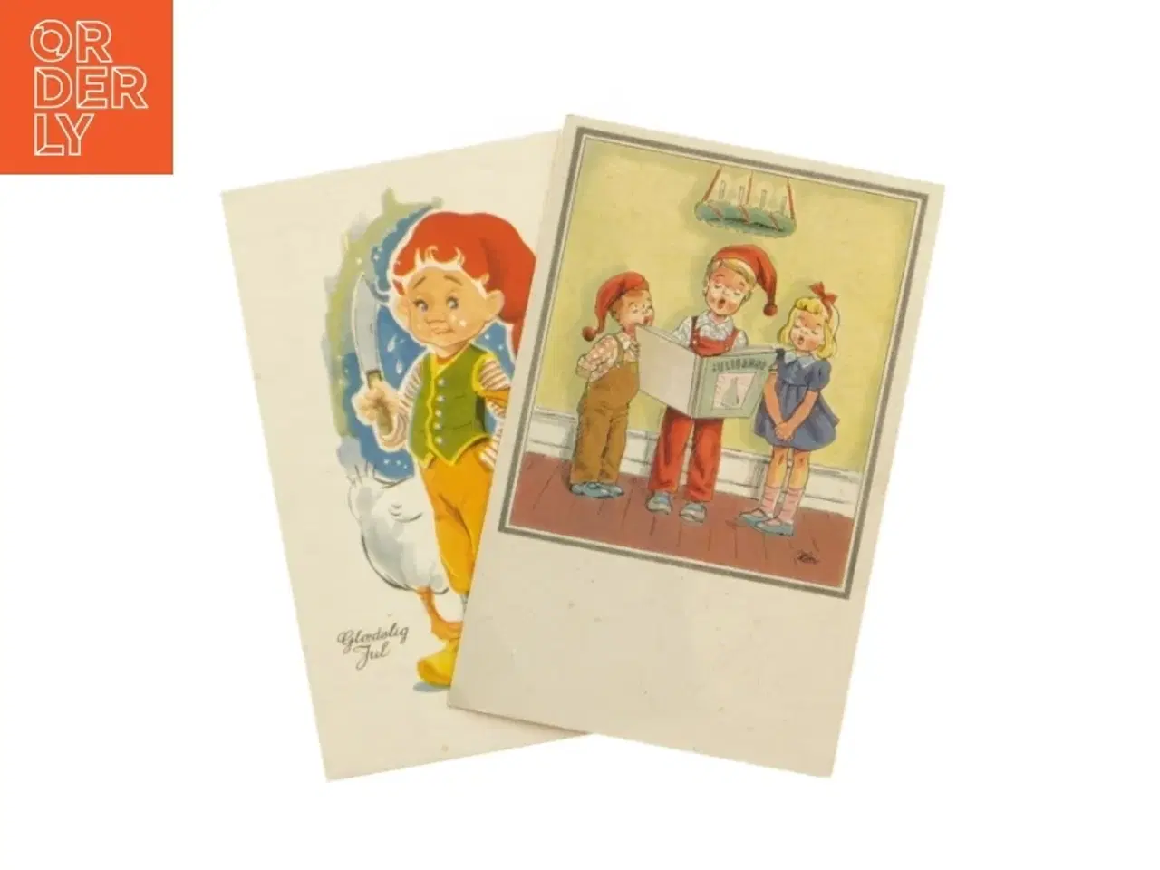 Billede 1 - Gamle postkort (4 stk) (str. 14 x 9 cm)