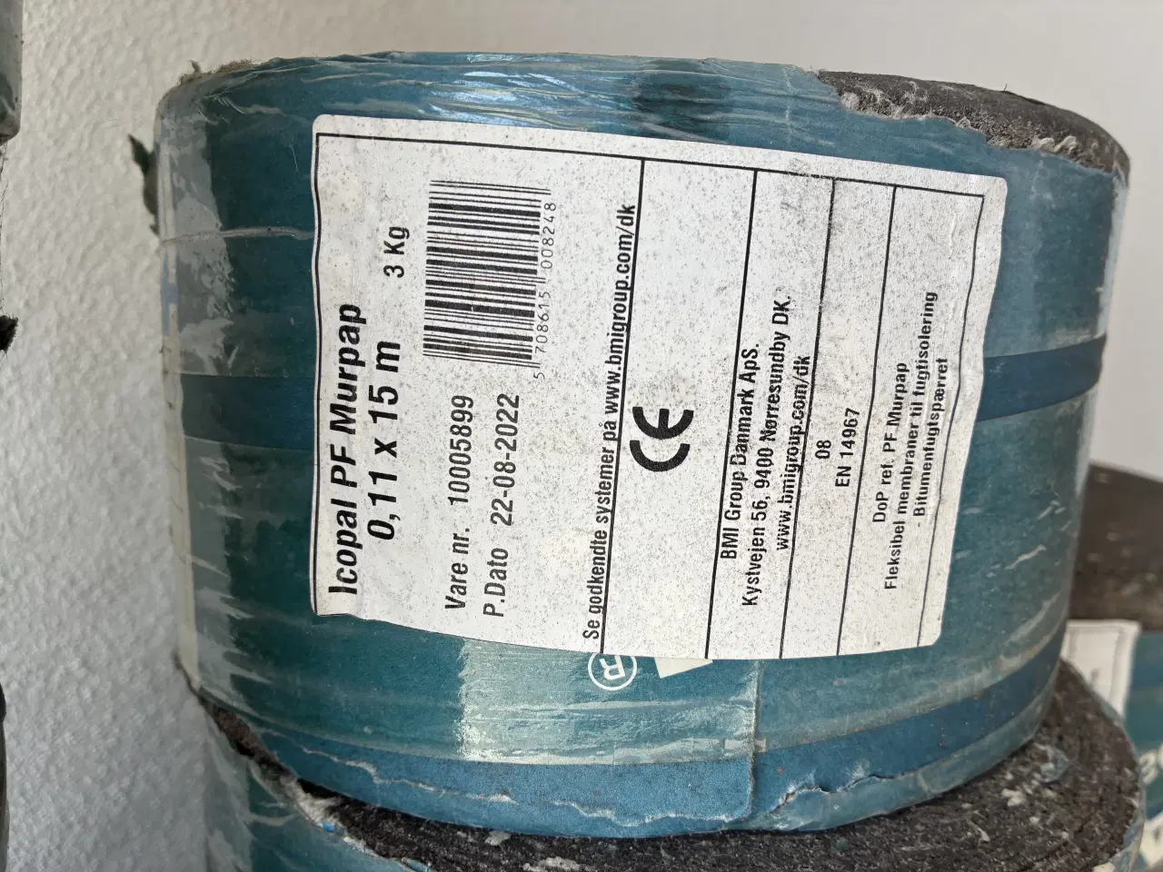 Billede 2 - Icopal PF Murpap 0,11 x 15 m tagpap ruller