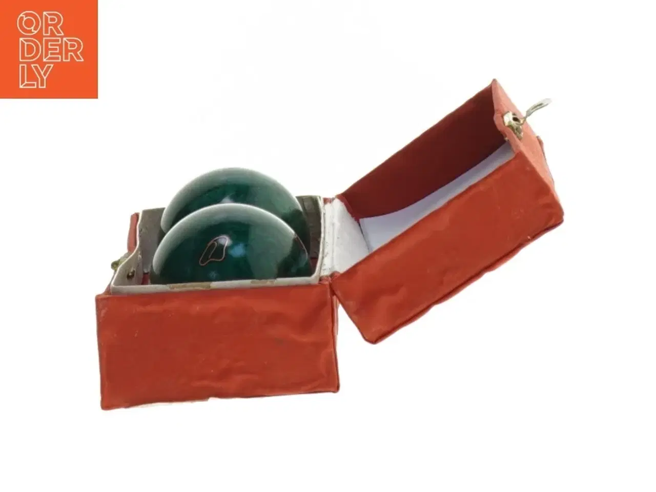 Billede 3 - Traditionelle håndterapi kugler i æske (str. 11,5x6,5 cm)