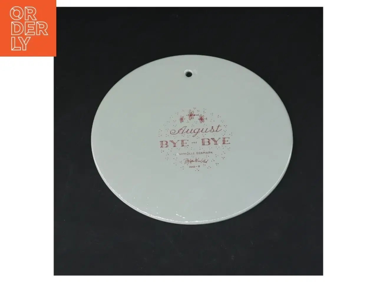 Billede 2 - Dekorativ vægplade fra Bjørn Wiinblad fra Nymlle (str. Ø 15,5 cm)