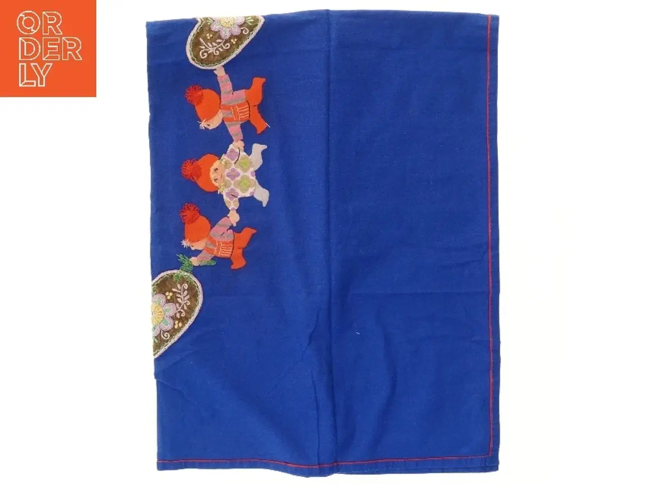 Billede 1 - Dug med nissemotiv (str. 90x120 cm)