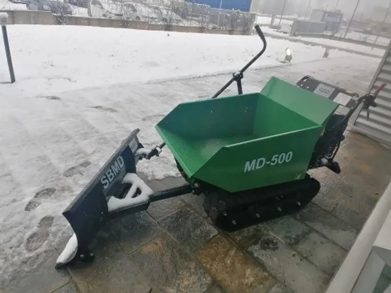 Billede 10 - GEO Motorbør mini dumper 500kg Benzin motor *Leveres inkl sneskrabe blad*