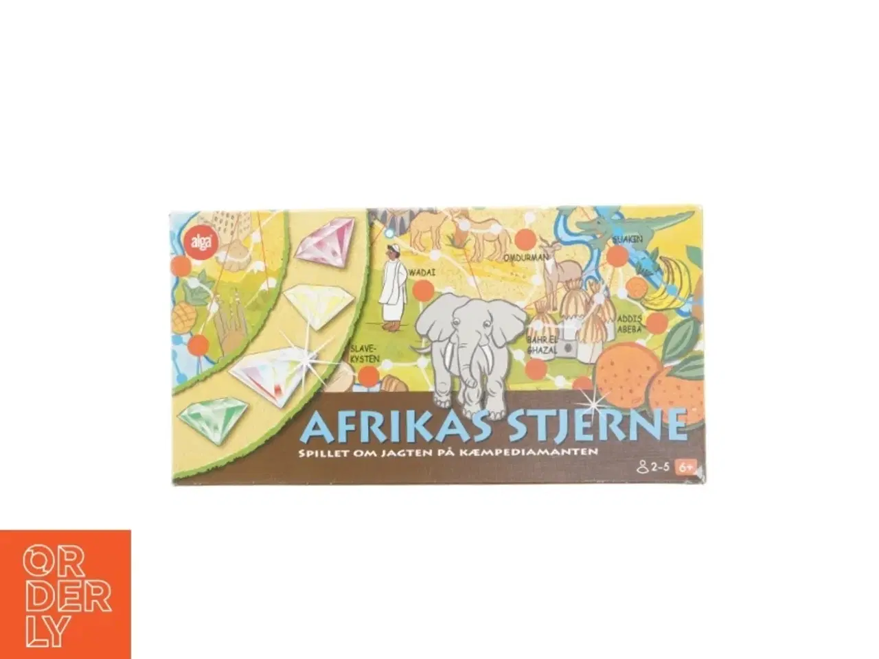 Billede 1 - Brætspil &#39;Afrikas Stjerne&#39; fra Alga (str. 43,5 x 23 x 3,5 cm)