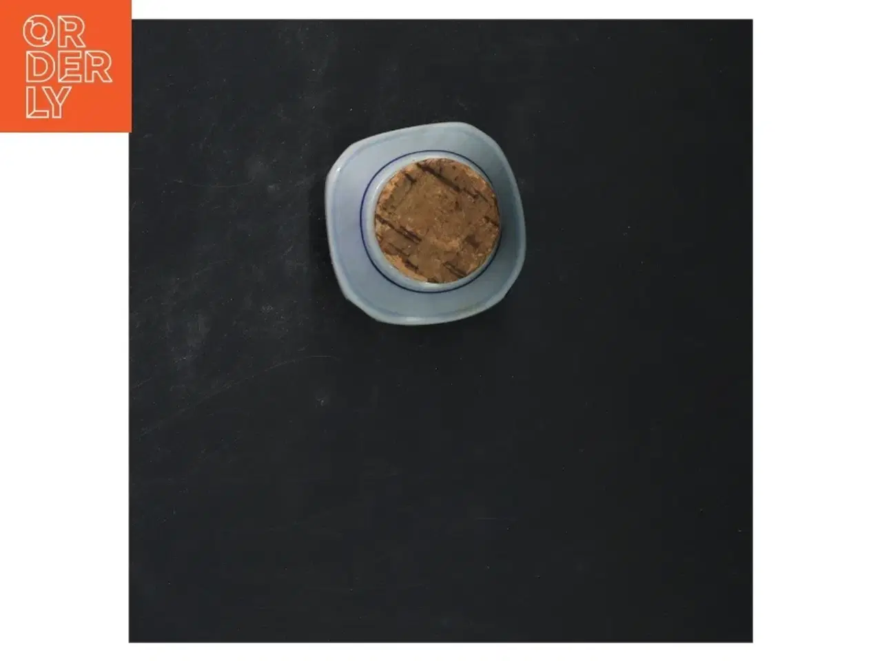 Billede 4 - Søholm Karry krydderikrukke med korklåg (str. 9,5x6 cm)