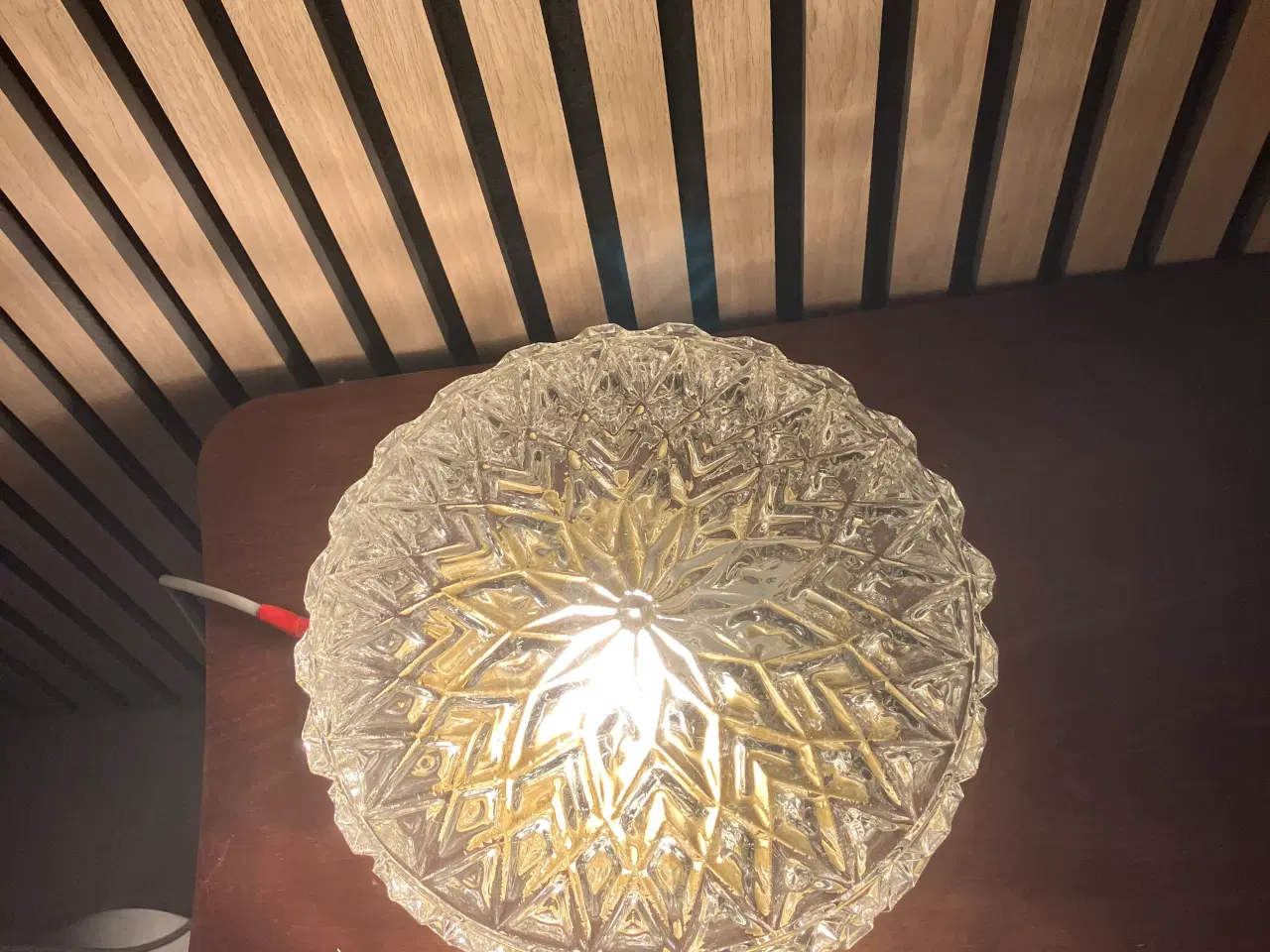 Billede 1 - Stor Stjerne plafond i klart glas fra Odreco