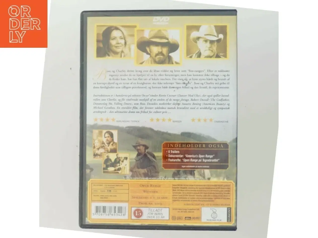 Billede 3 - Open Range med Robert Duvall (DVD)