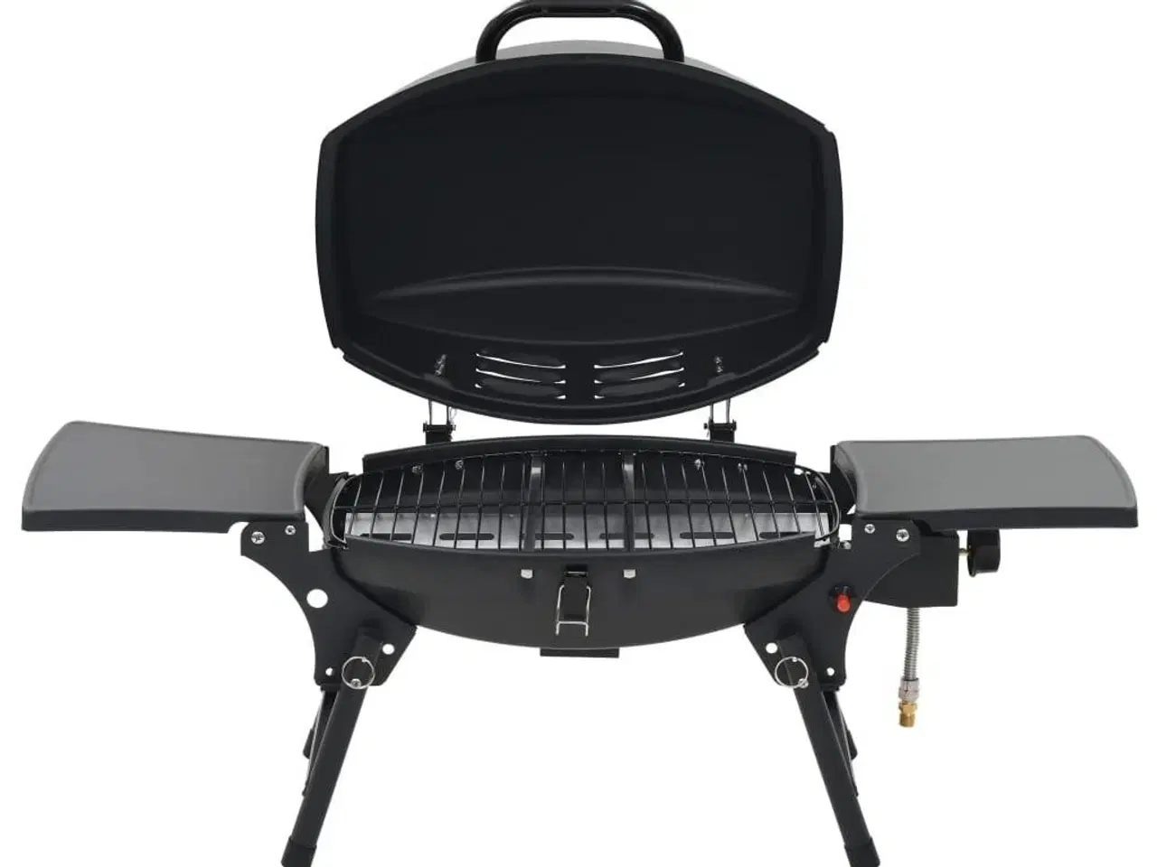 Billede 2 - Transportabel gasgrill med madlavningszone sort