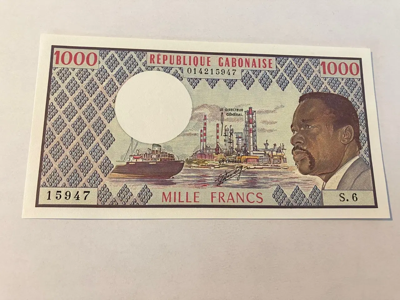 Billede 1 - 1000 Francs Gabon