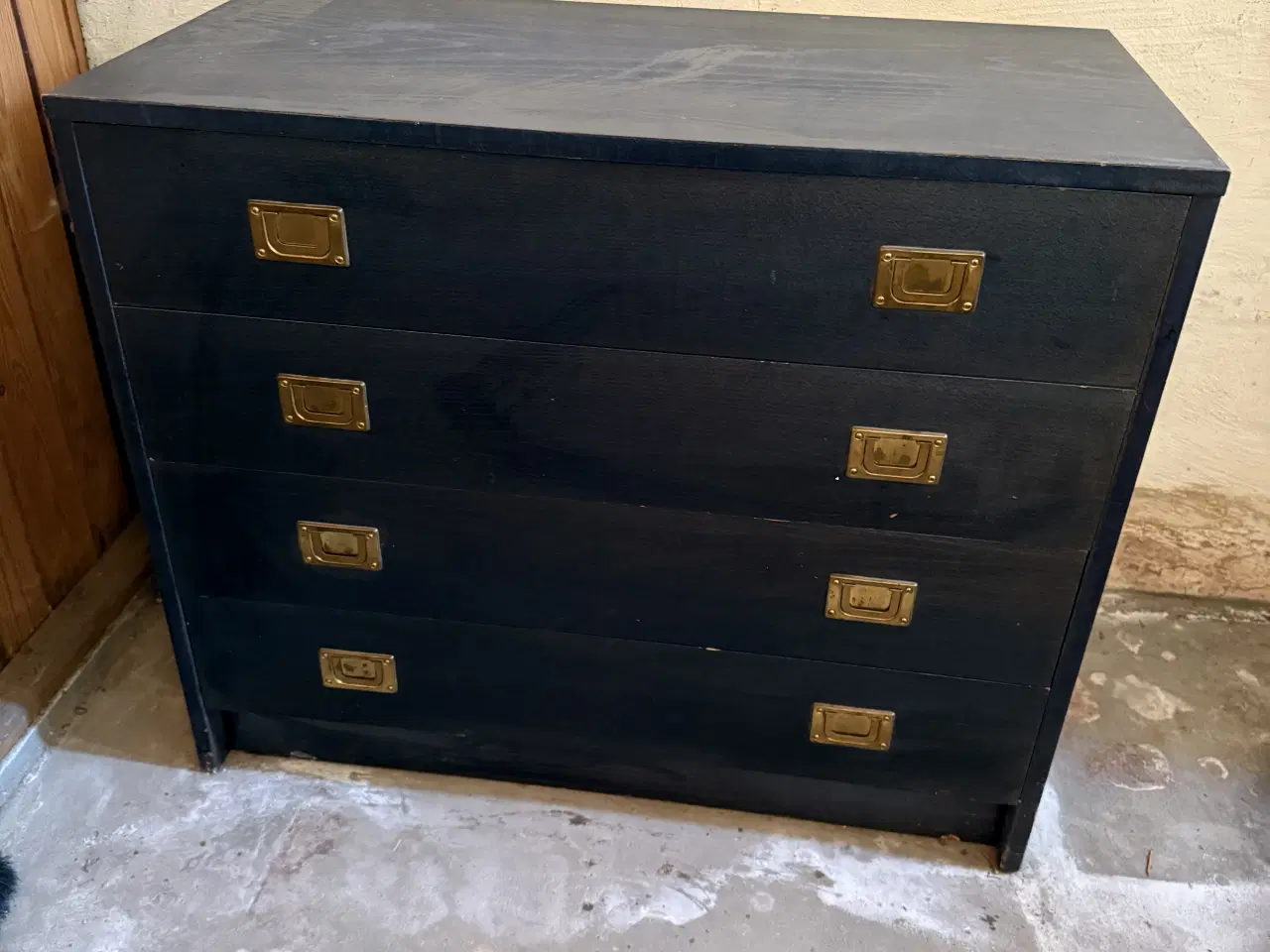 Billede 1 - Gammel blå kommode