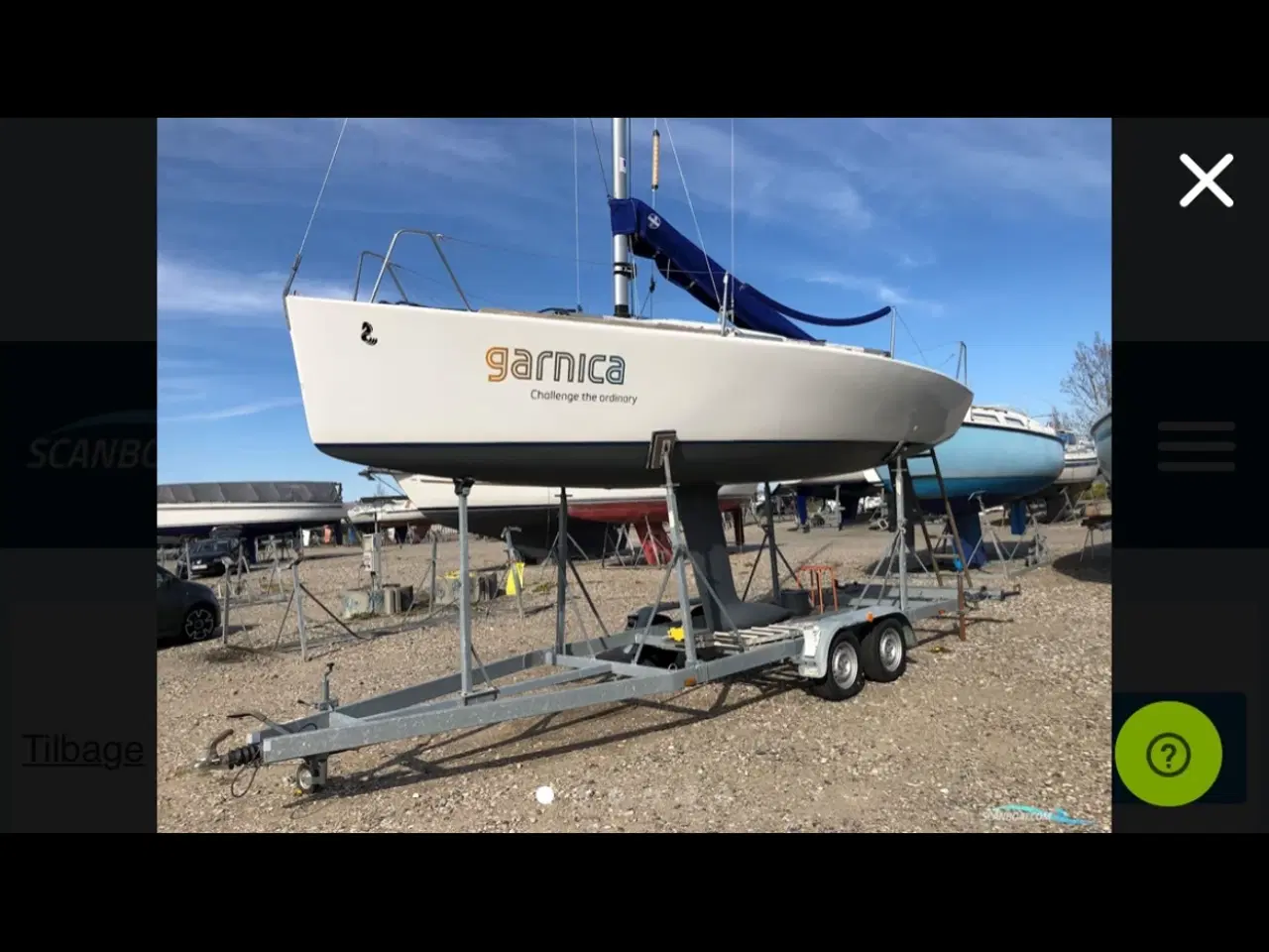 Billede 1 - Forsejl til Beneteau 25