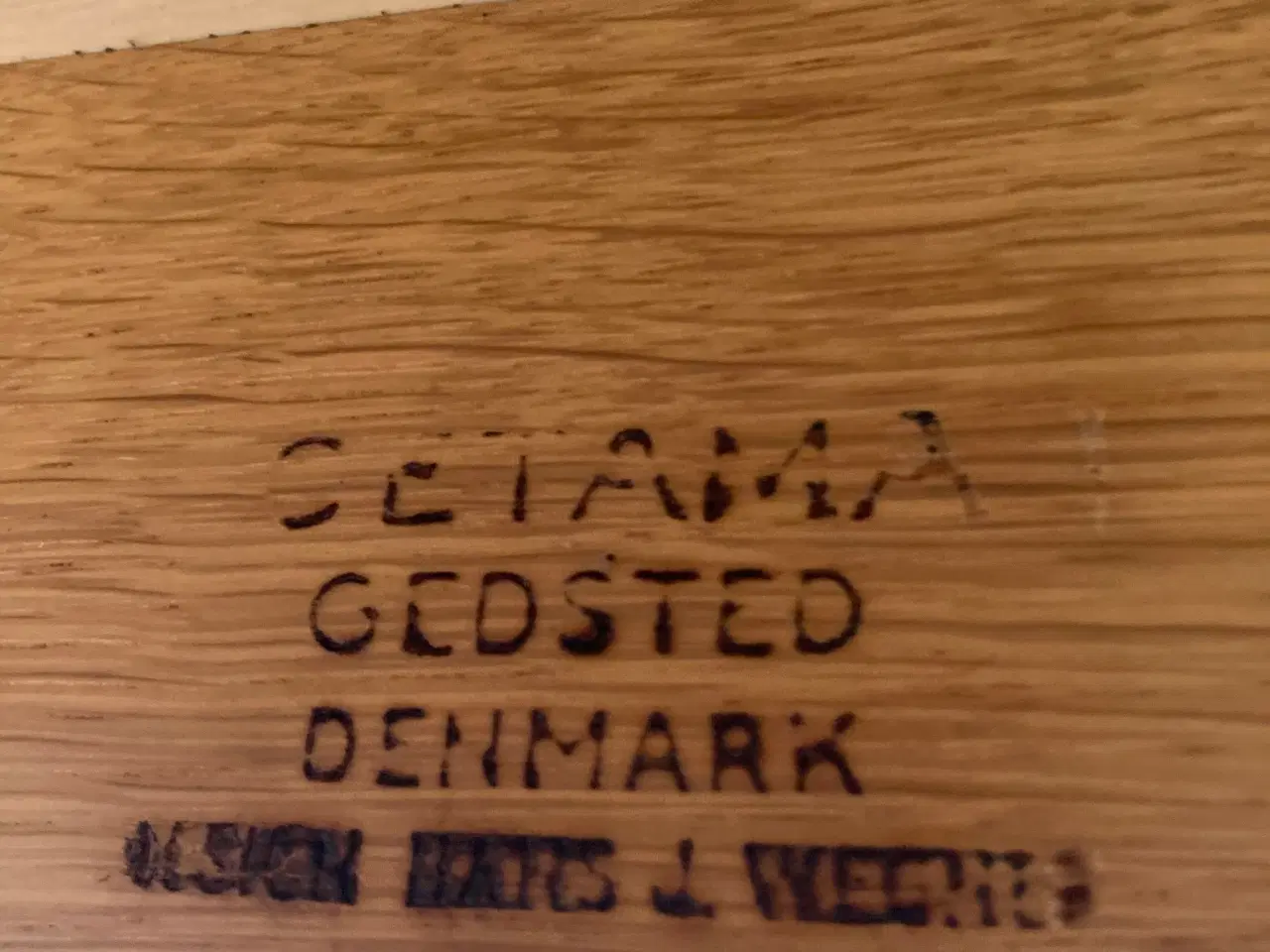 Billede 6 - Hans J. Wegner sofabord, eg 1960’erne