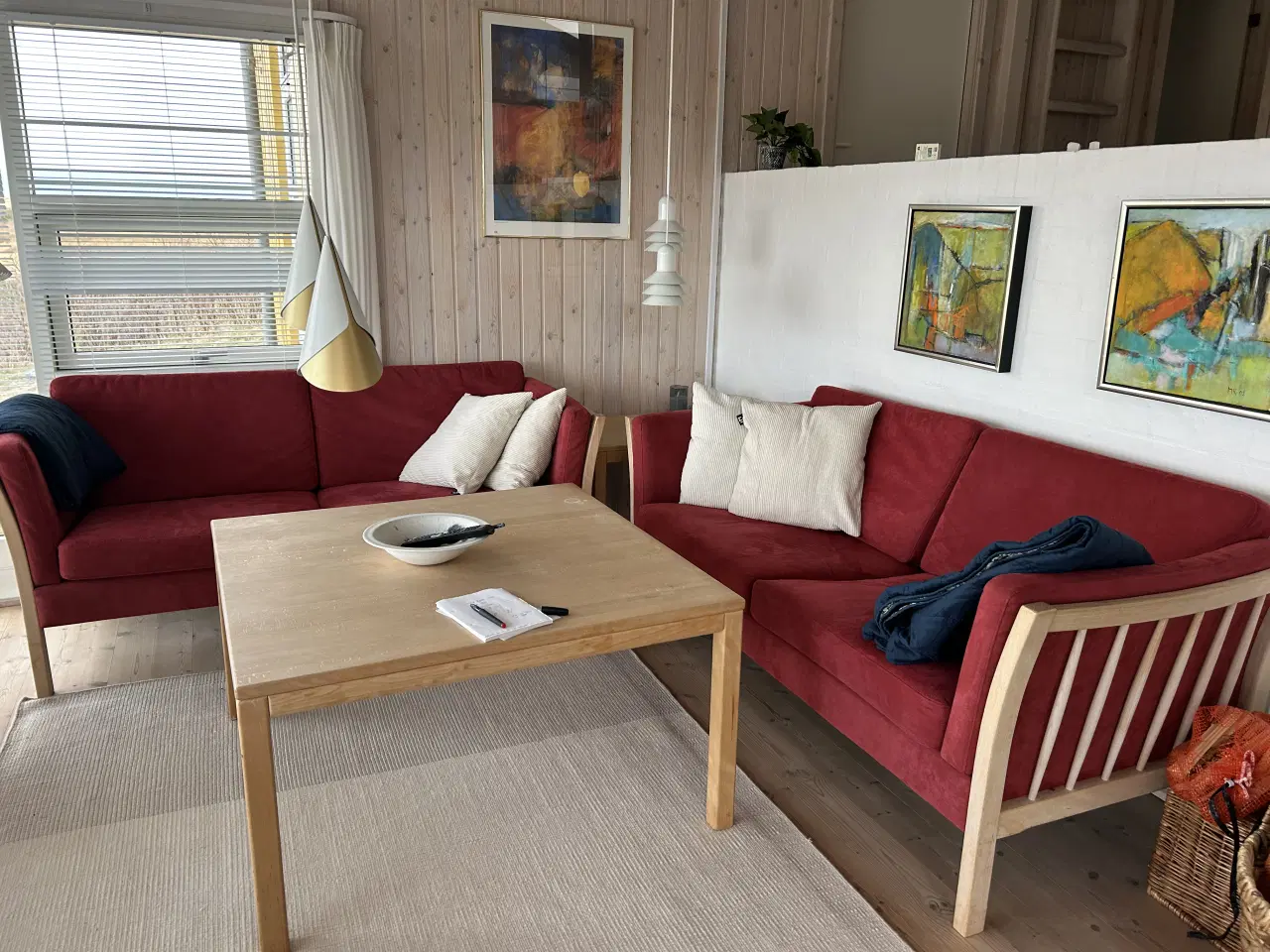 Billede 1 - Sofagruppe incl. 2 massive sofaborde 