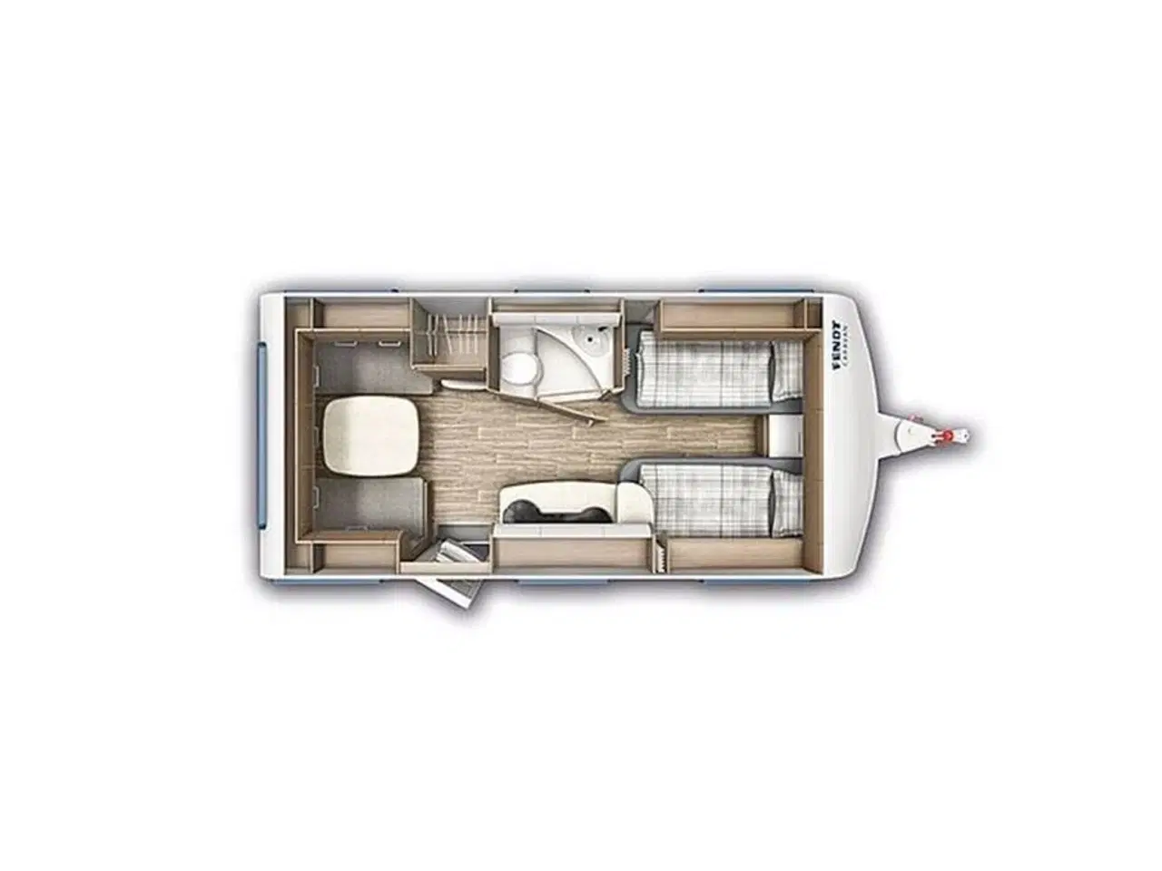 Billede 14 - 2021 - Fendt Saphir 465 TG   Flot enkeltsengsvogn fra Hinshøj Caravan A/S