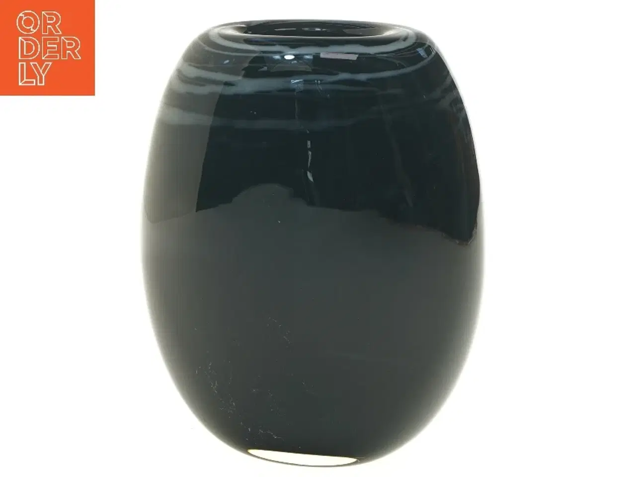 Billede 2 - Svensk glasvase (str. 22,5 cm)