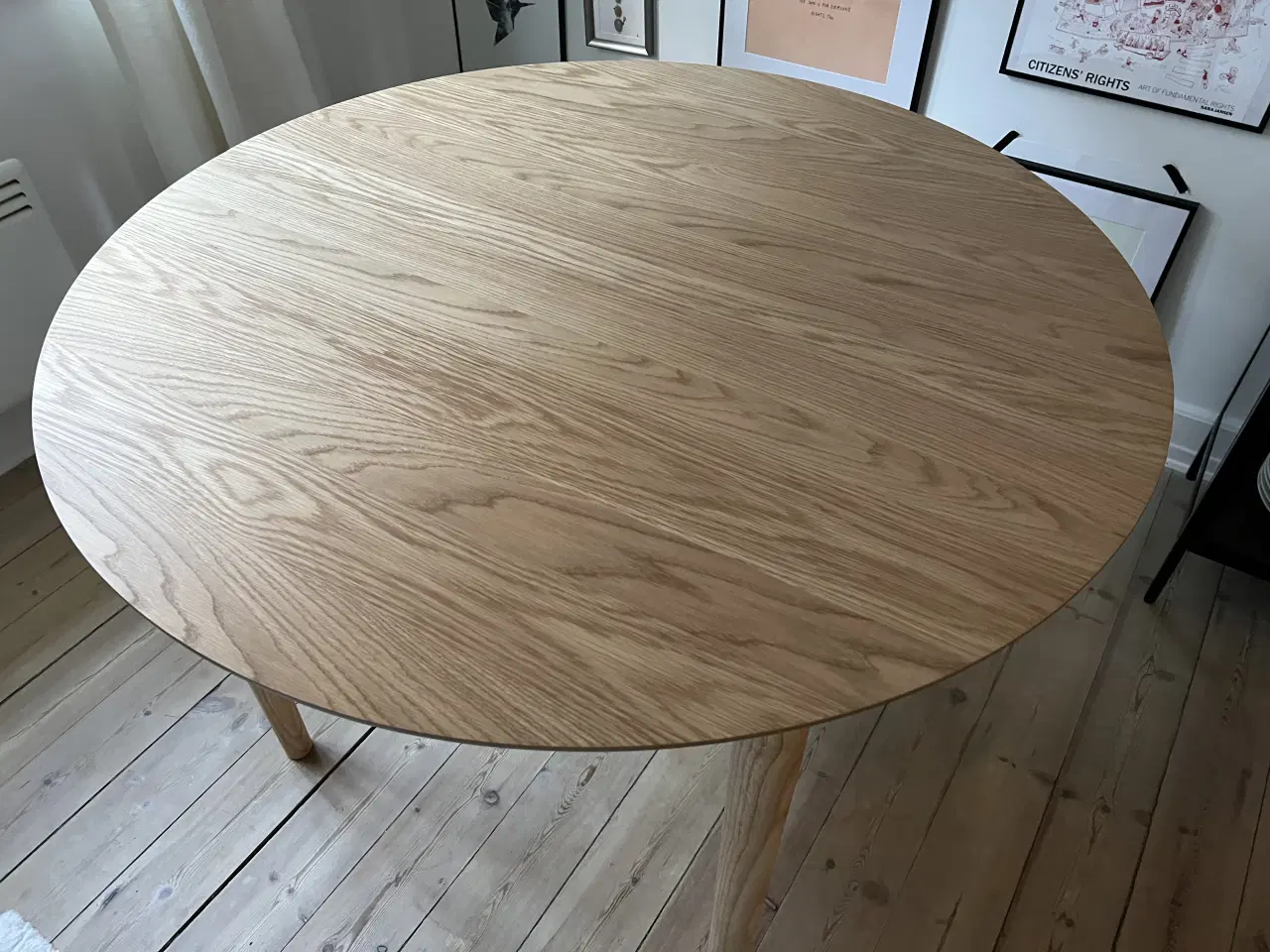 Billede 2 - Marstrand bordplade + 2x tillægsplader Ø110-200 cm