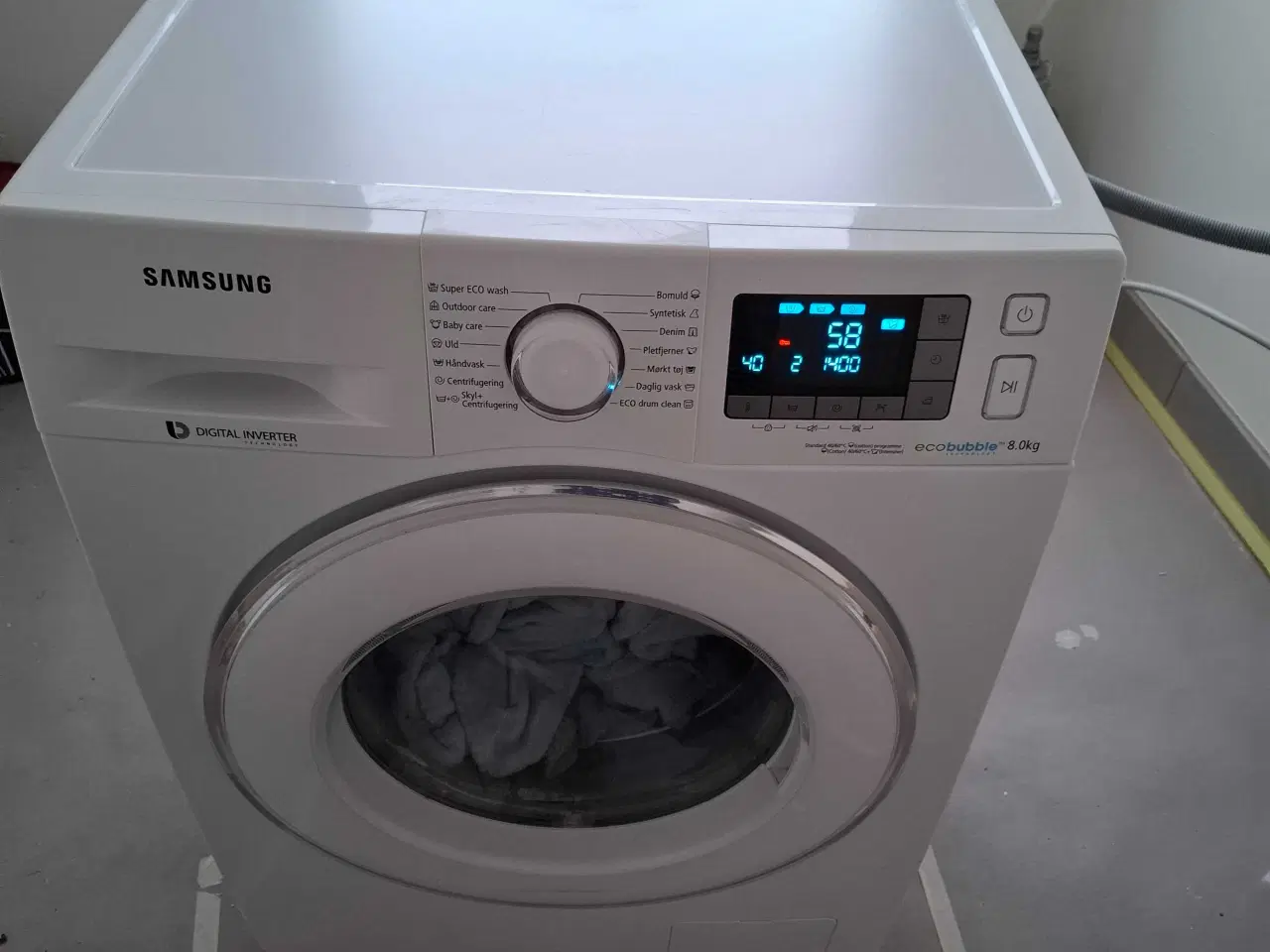 Billede 1 - Samsung vaskemaskine 8kg 